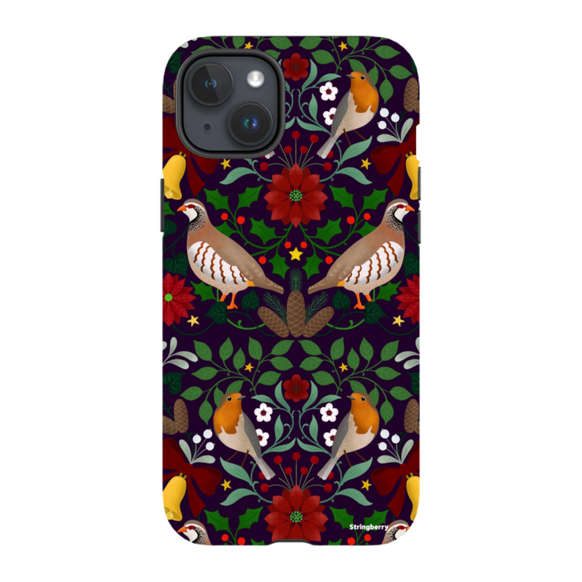 iPhone Tough Case - Xmas Pattern III By Bex Parkin
