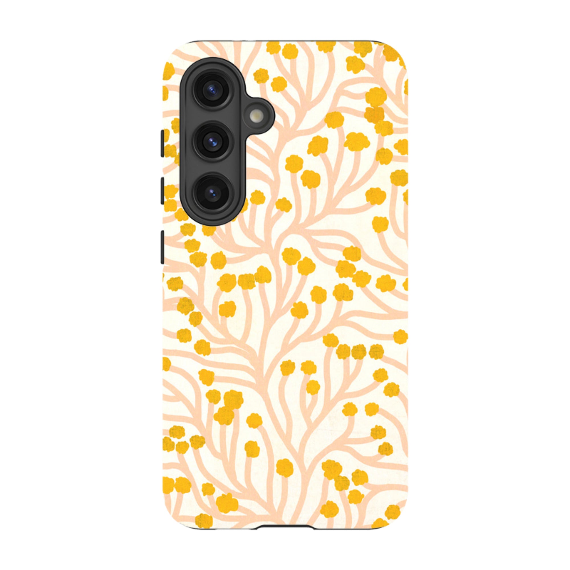 Samsung Tough Case - Vine Pink and Ochre By Katherine Quinn