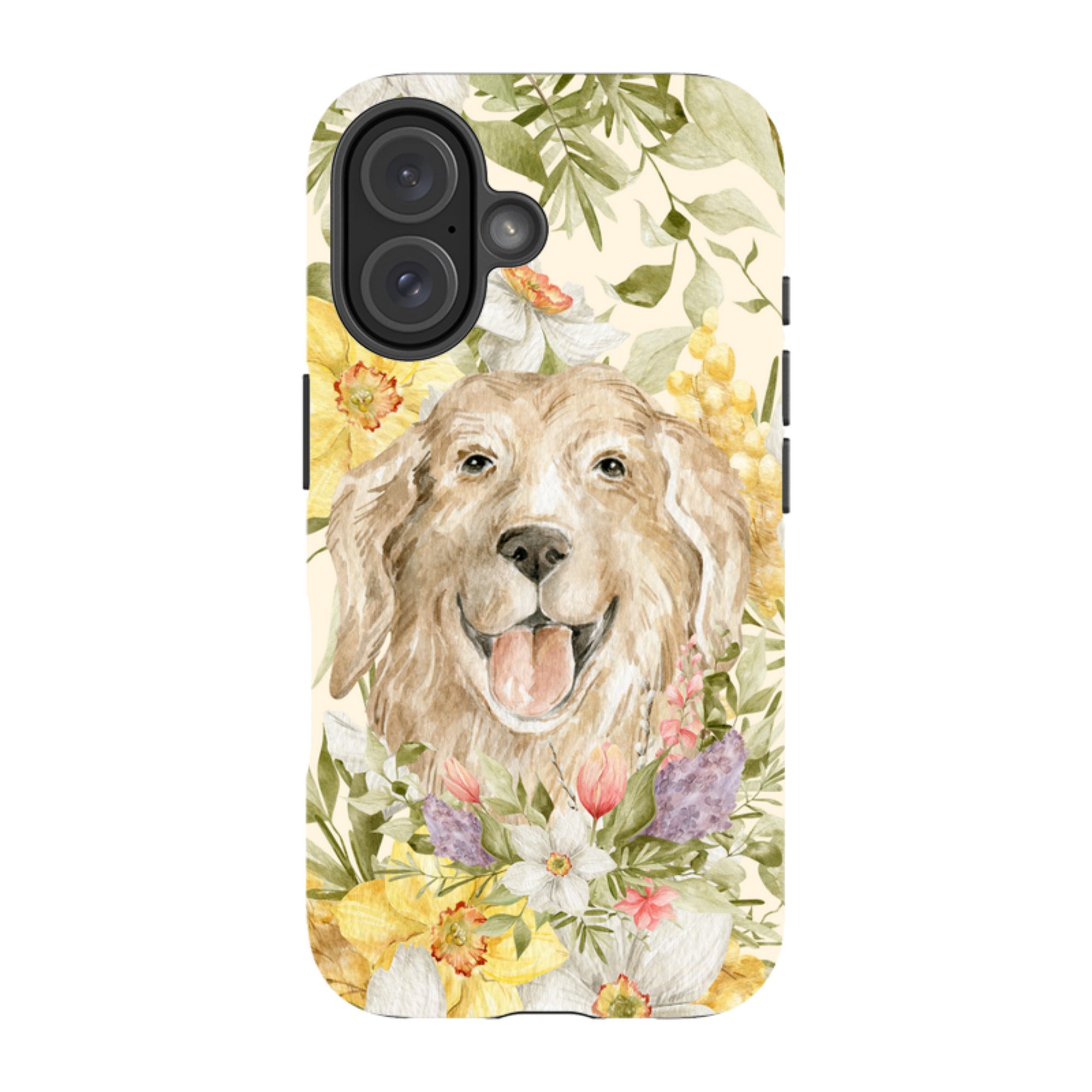 iPhone MagSafe Tough Case -  Floral Dog