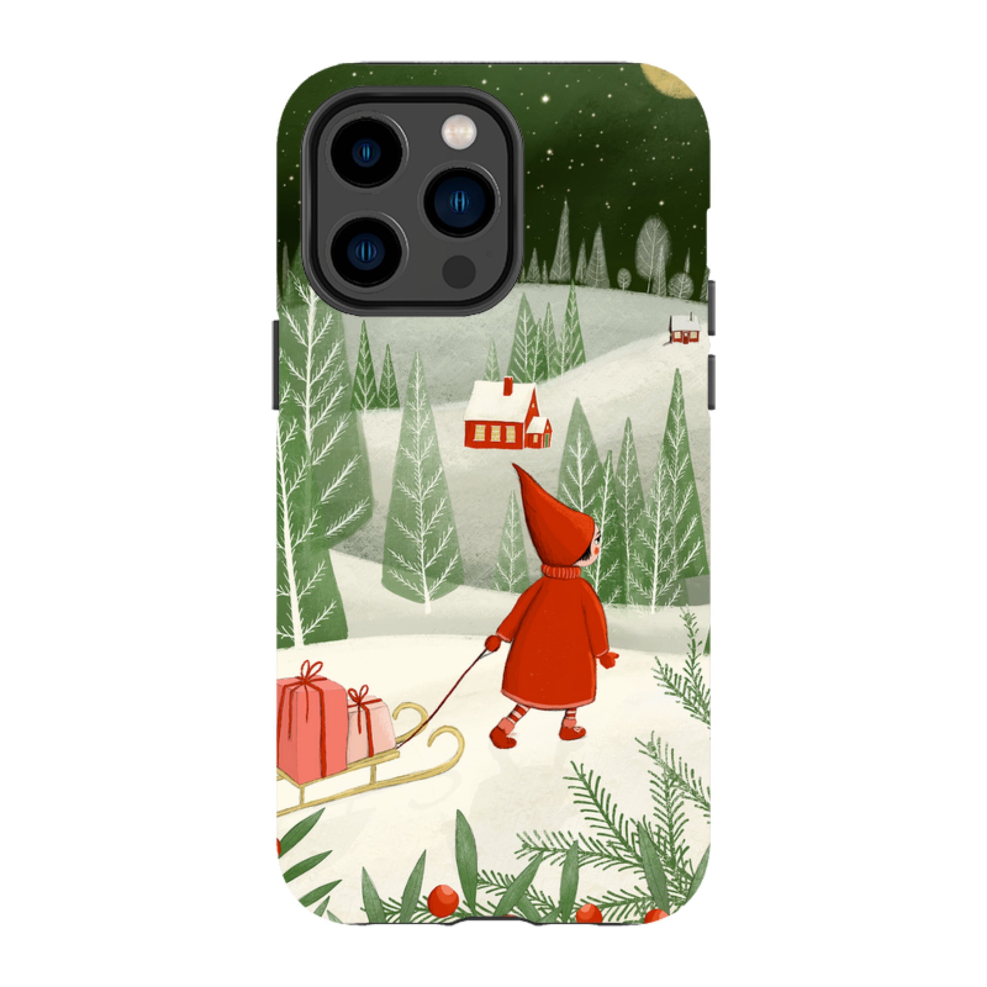 iPhone Tough Case - Christmas Night By Maja Lindberg