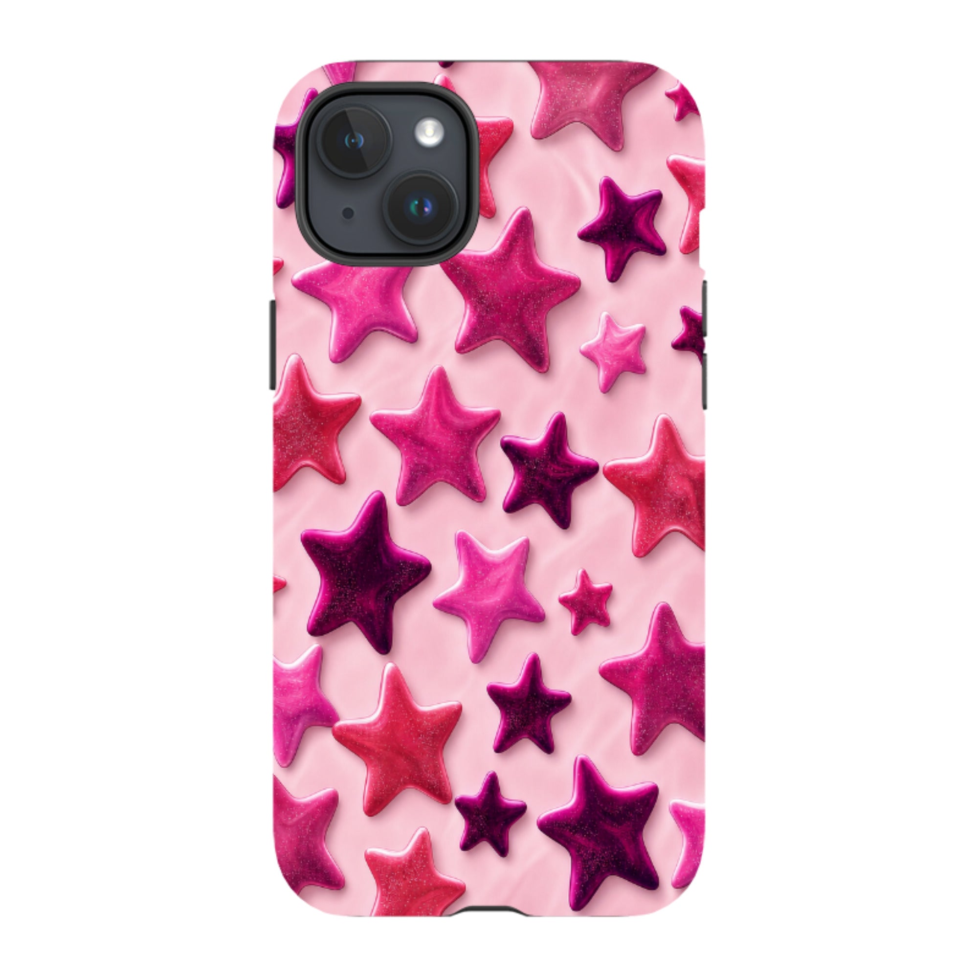 iPhone Tough Case - Fuchsia Star