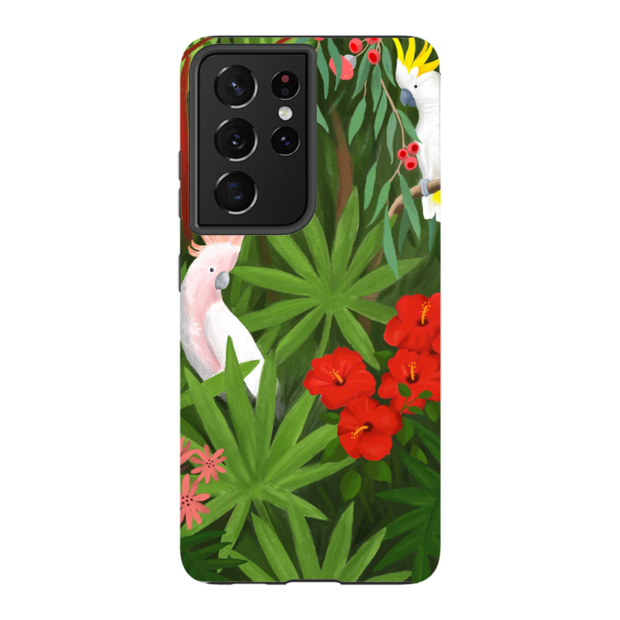 Samsung Tough Case - Cockatoo Jungle By Bex Parkin