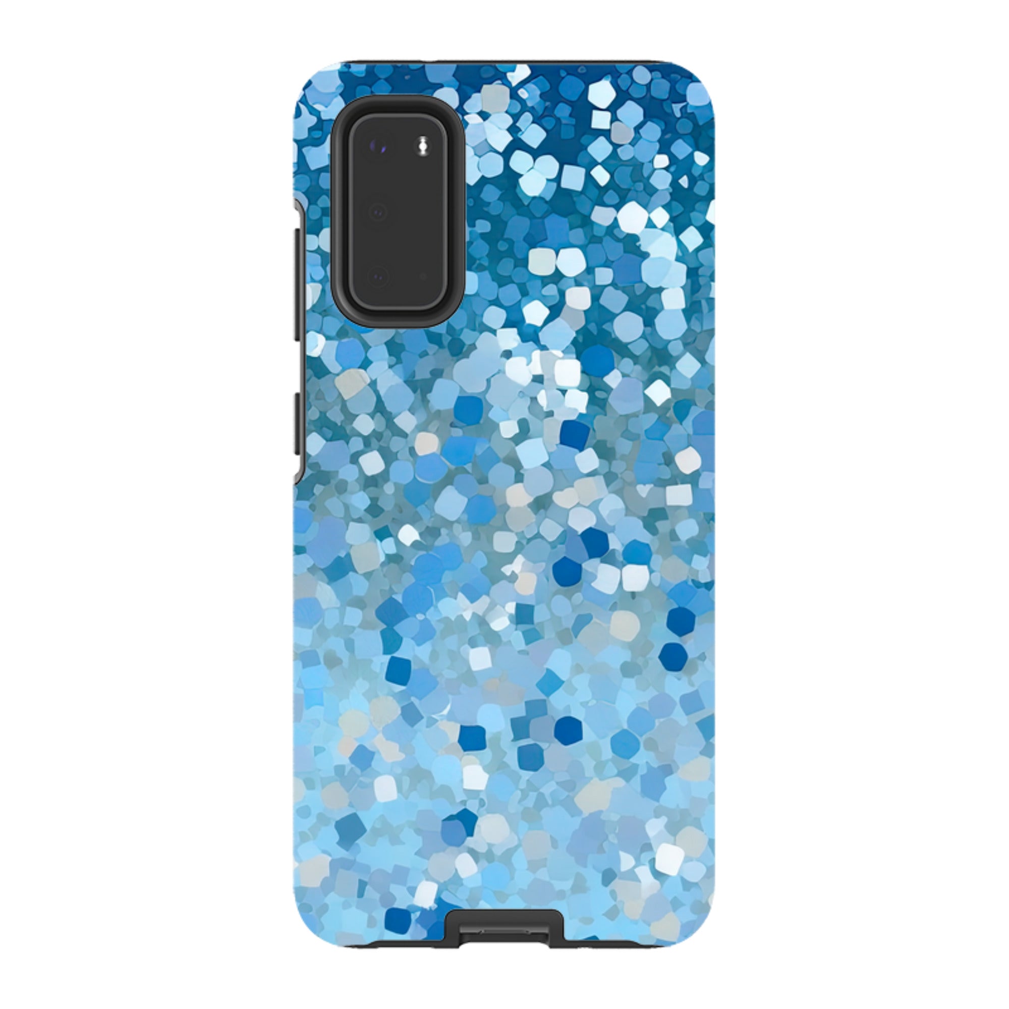Samsung Tough Case - Blue Glitter II (Case Does Not Glitter)