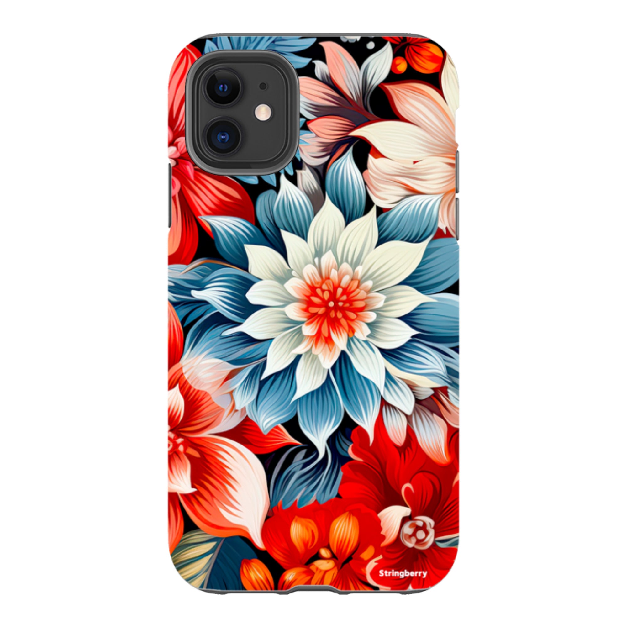 iPhone Tough Case - Red Bells II