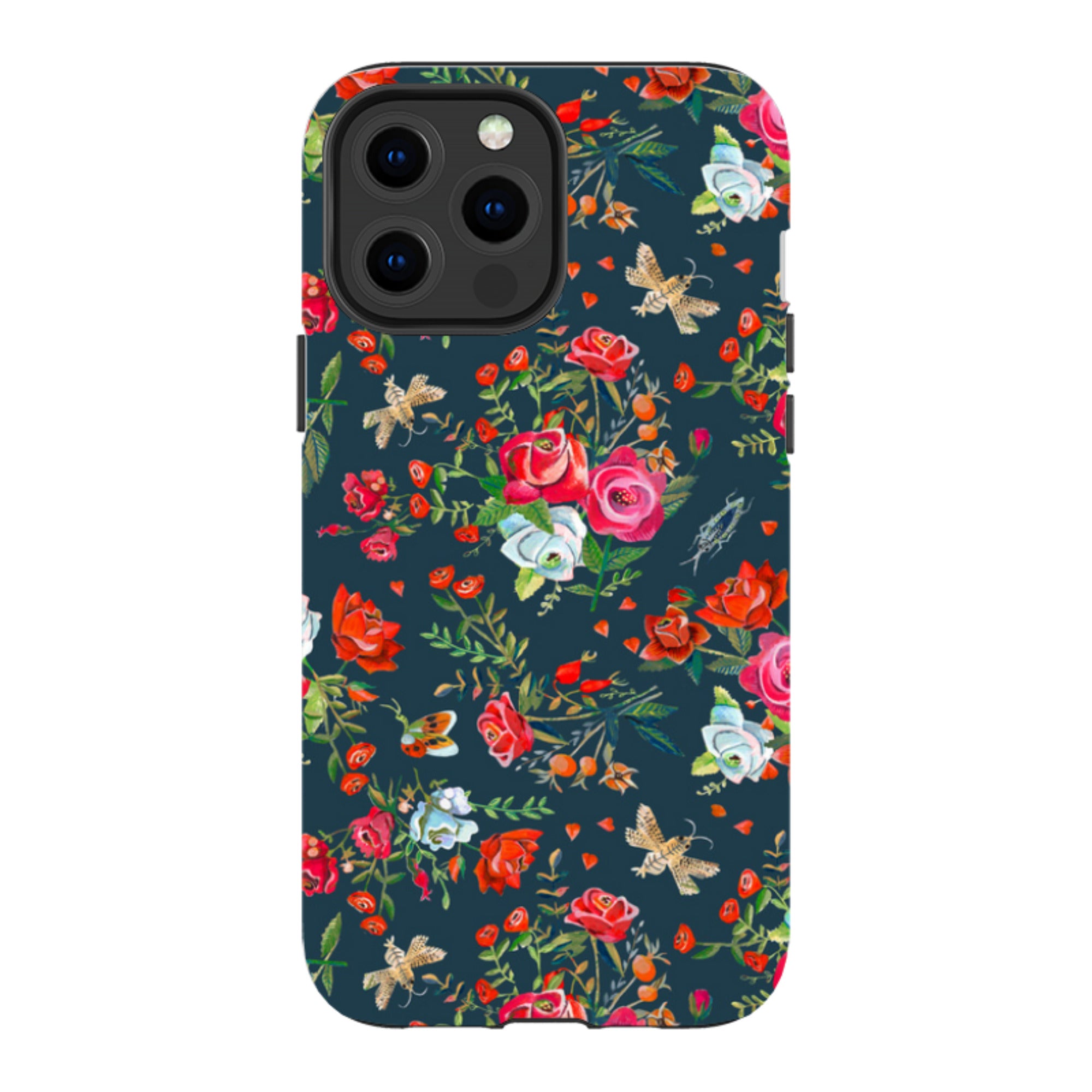iPhone Tough Case - Blue Roses By Caroline Bonne Muller