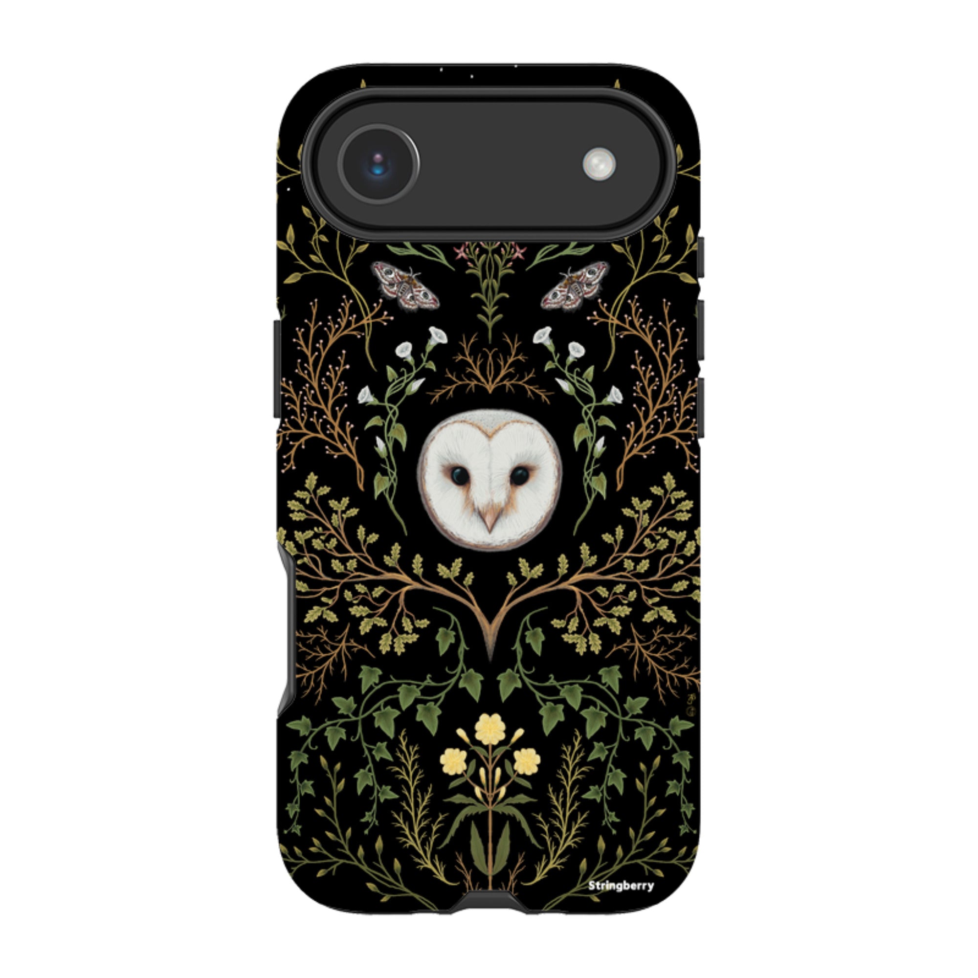 iPhone Tough Case - Owl Pattern By Anna Stead