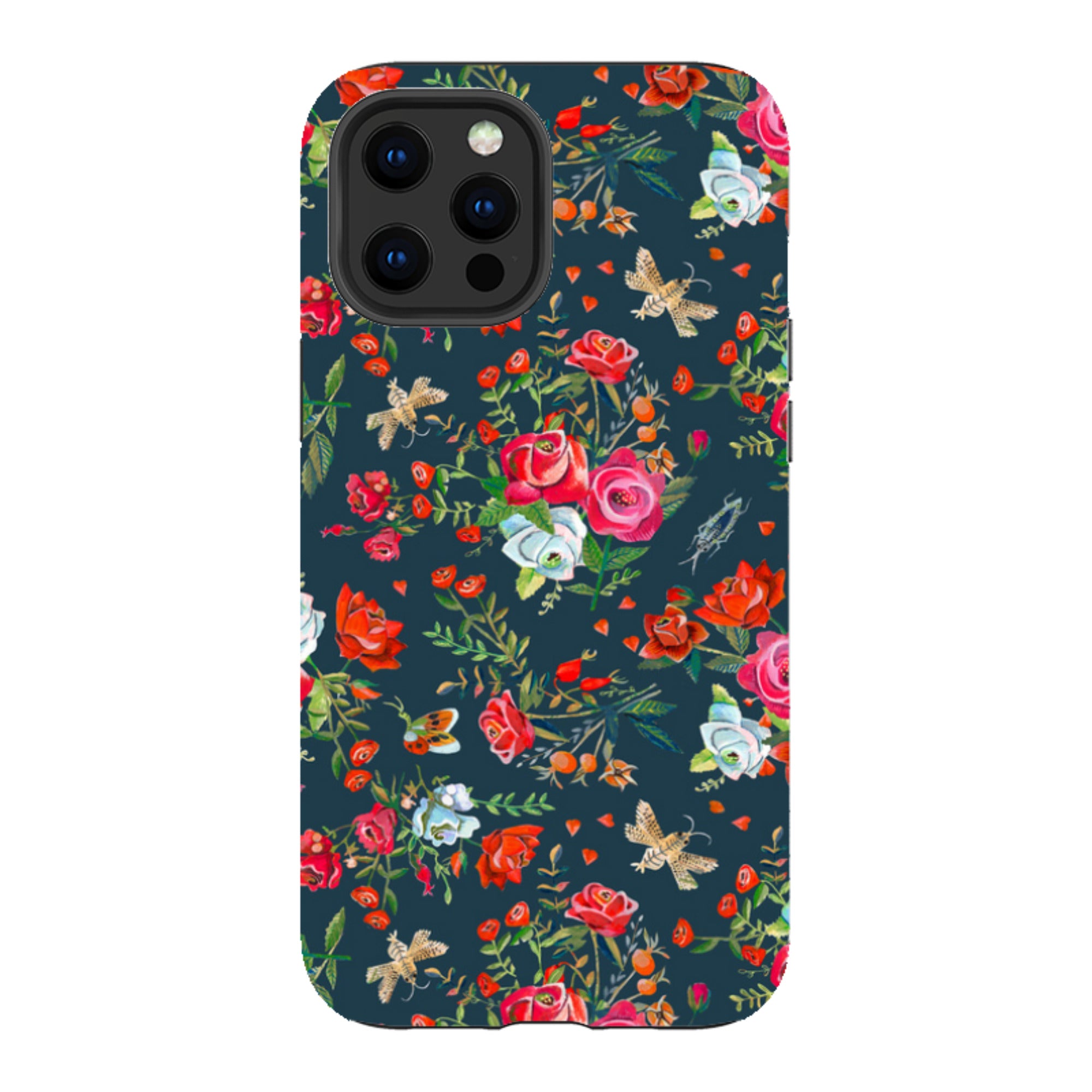 iPhone Tough Case - Blue Roses By Caroline Bonne Muller