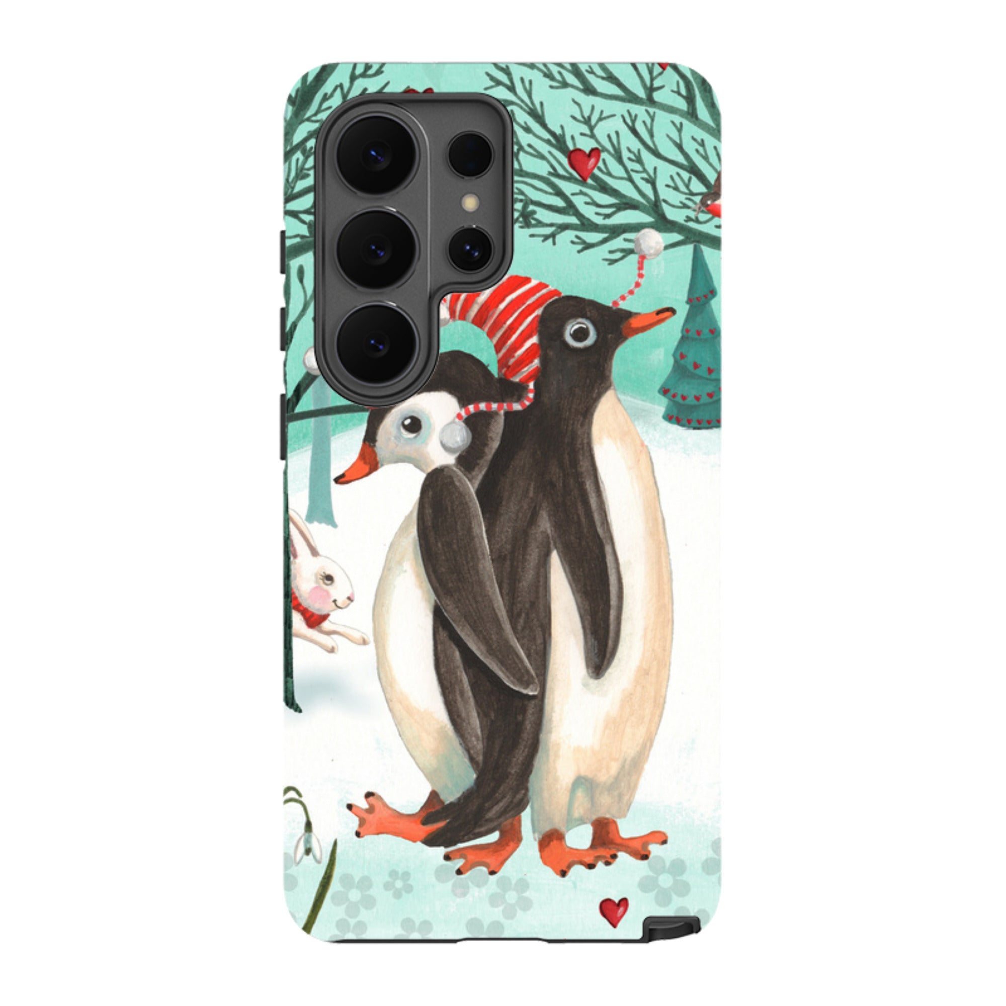 Samsung Tough Case - Winter Together By Caroline Bonne Muller