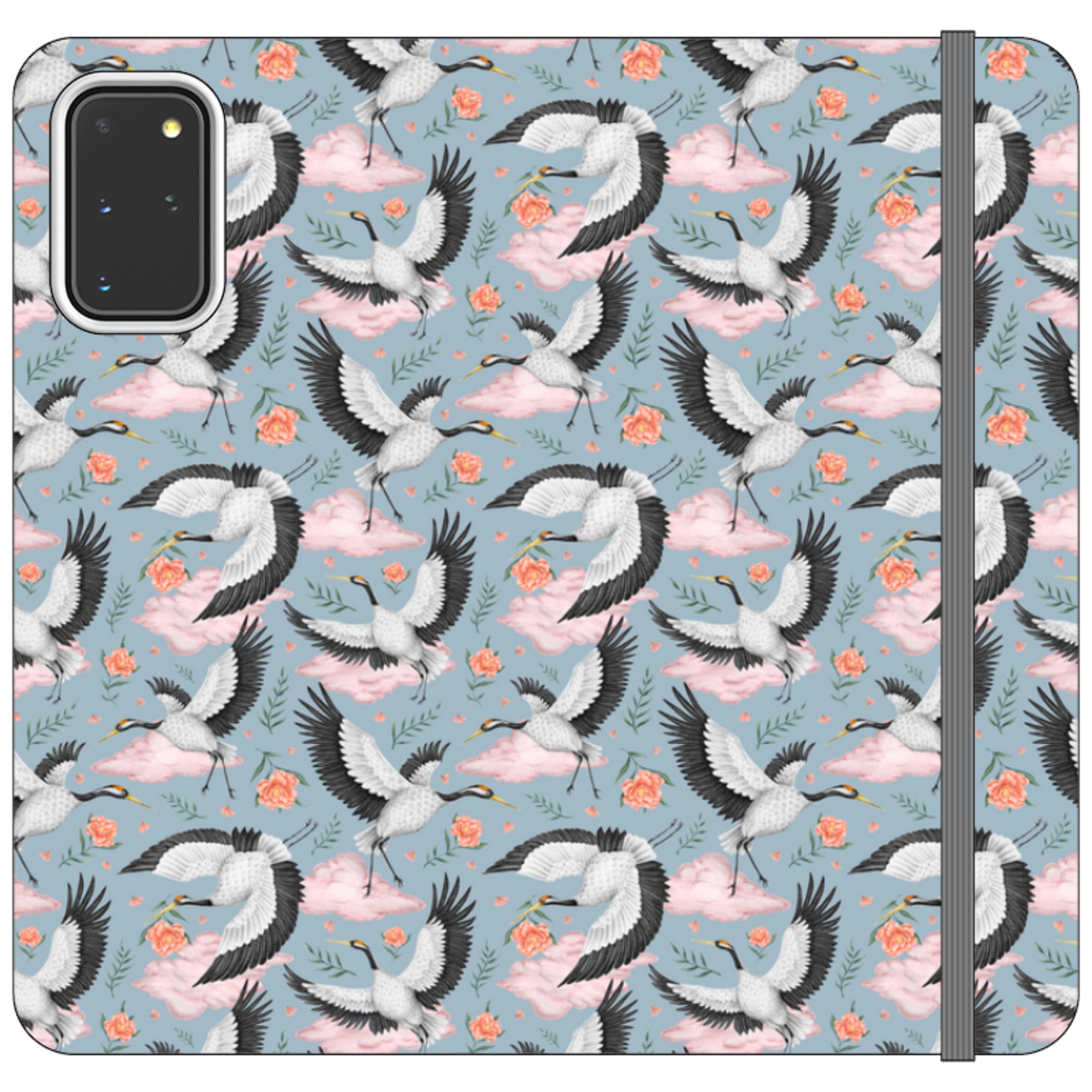 Flight of the Cranes Wallet Case By Catherine Rowe