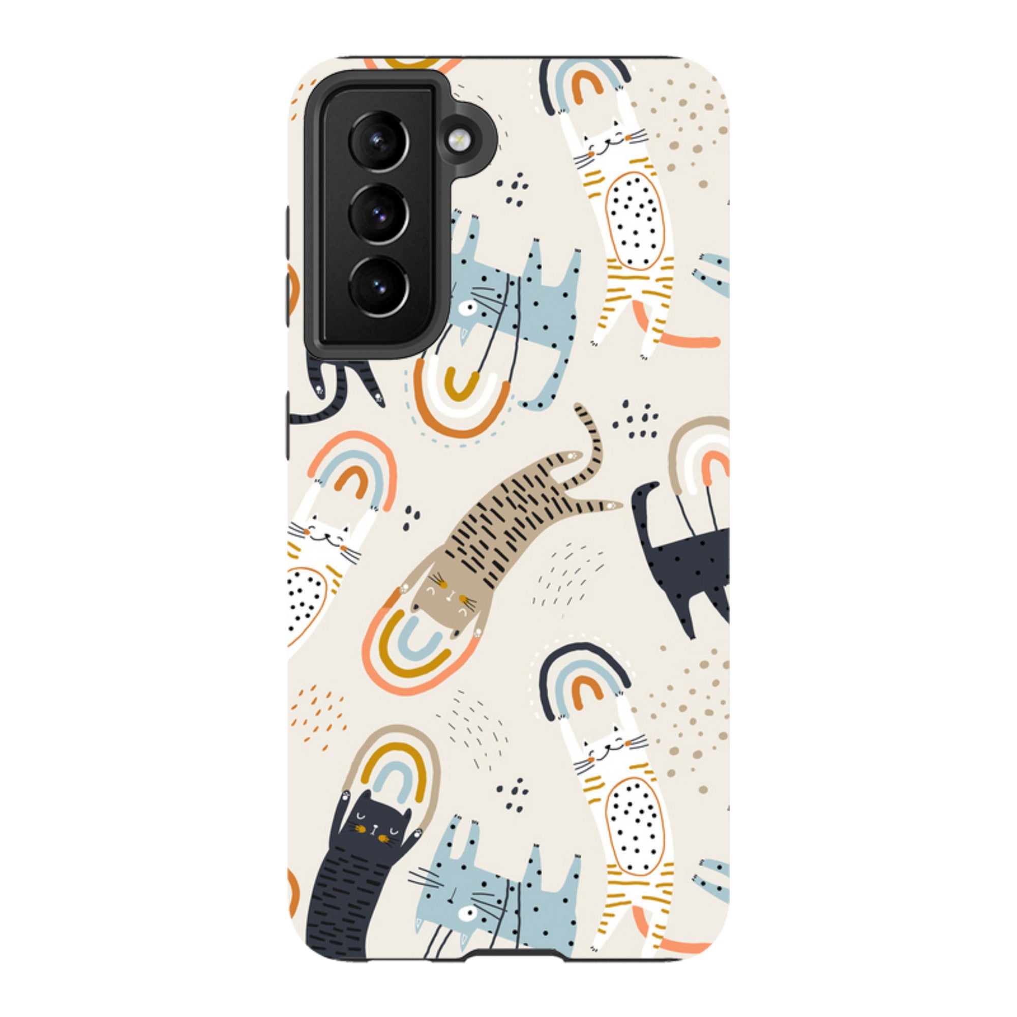 Samsung Tough Case - Rainbow Cats