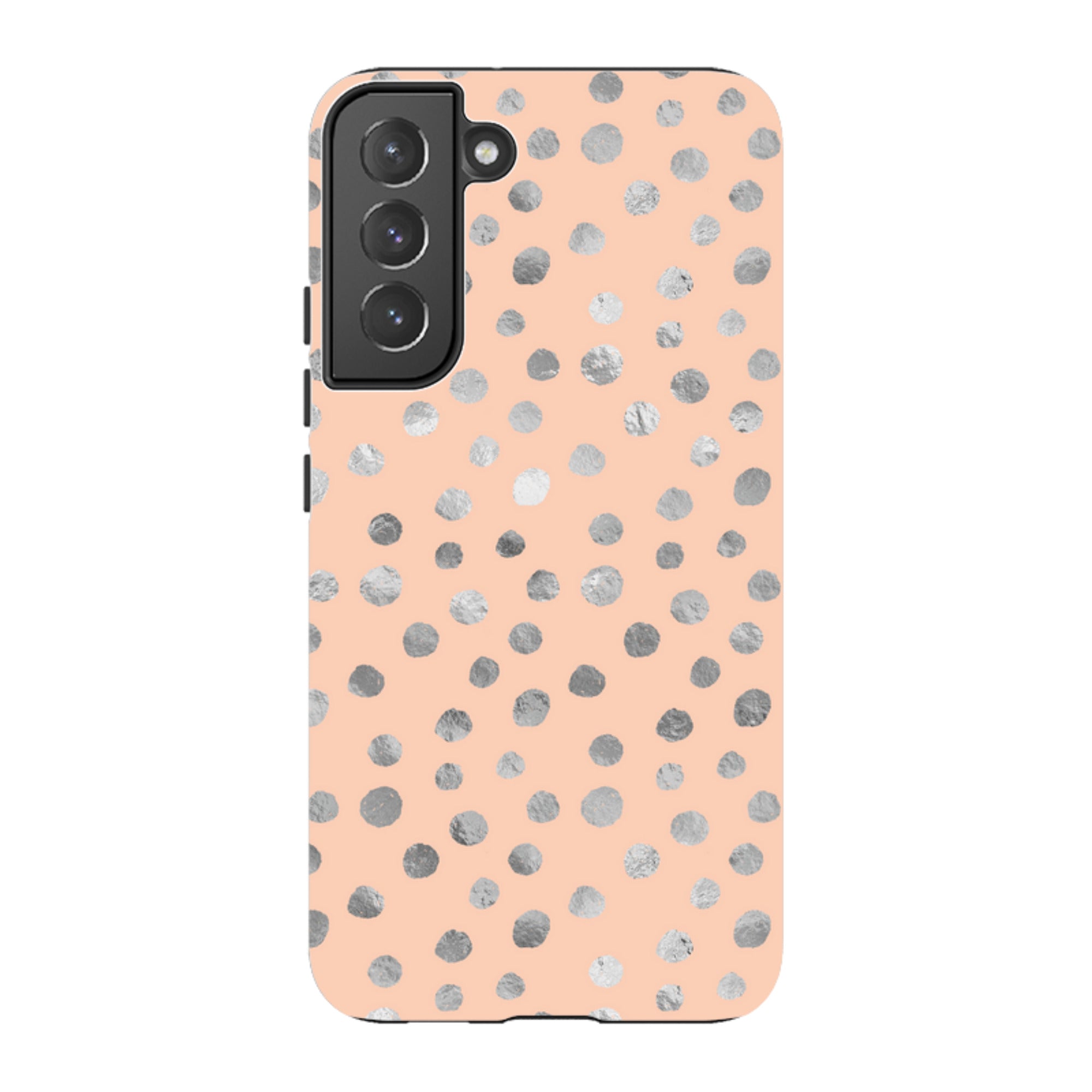 Samsung Tough Case - Pale and Silver Dots