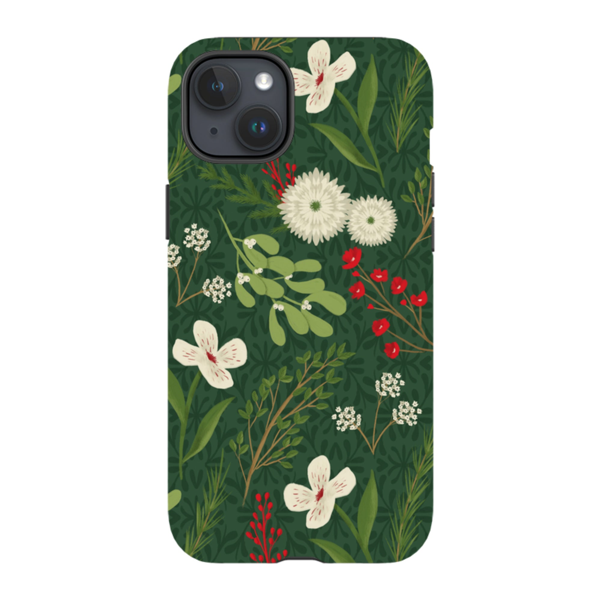 iPhone Tough Case - Holiday Foliage By Abby Jacobs