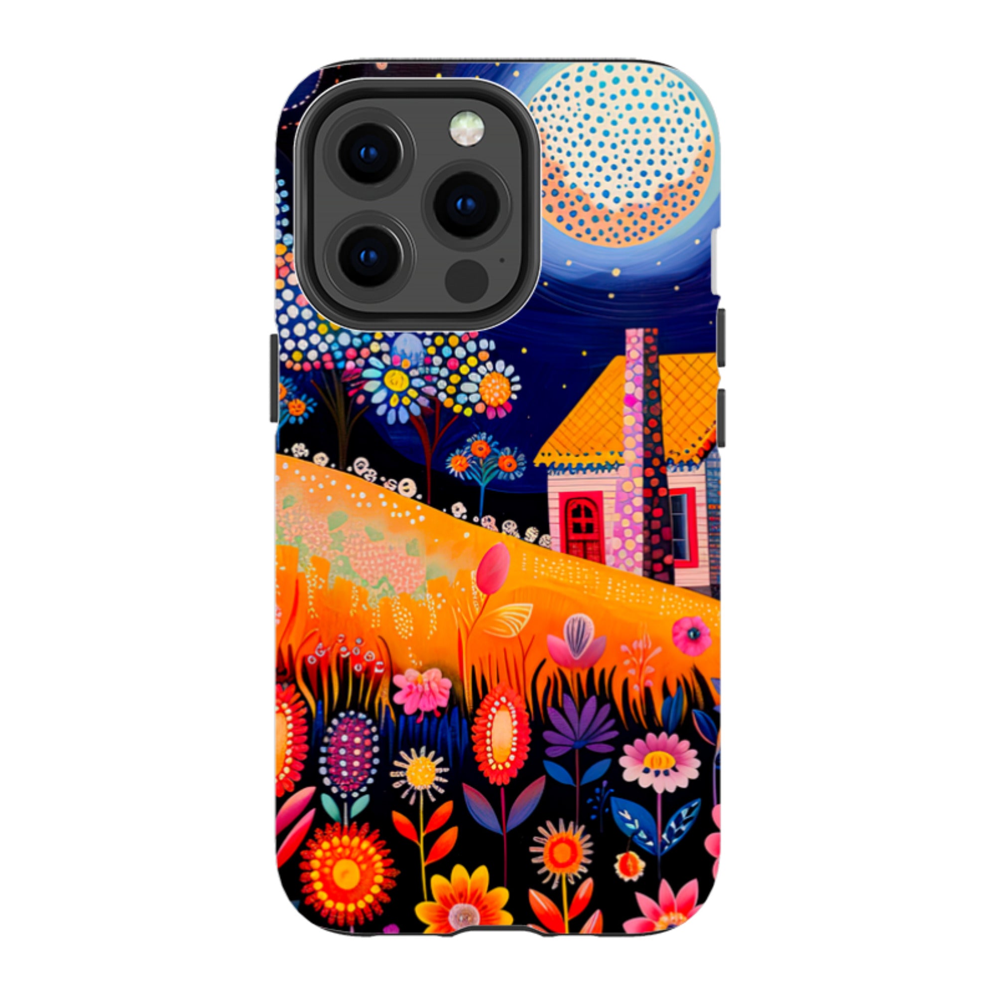 iPhone Case - Folk Art House I