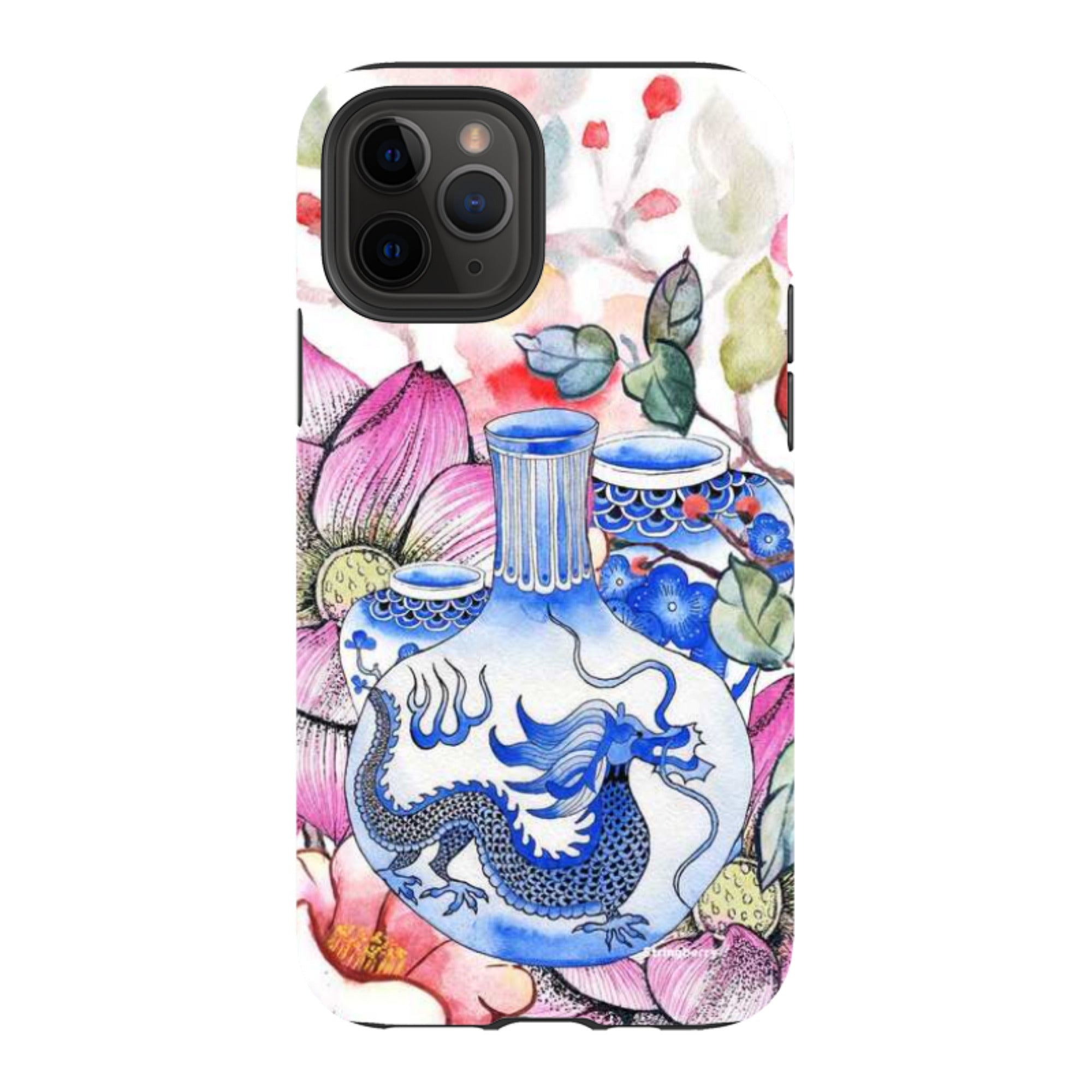 iPhone Tough Case - Dragon Vase
