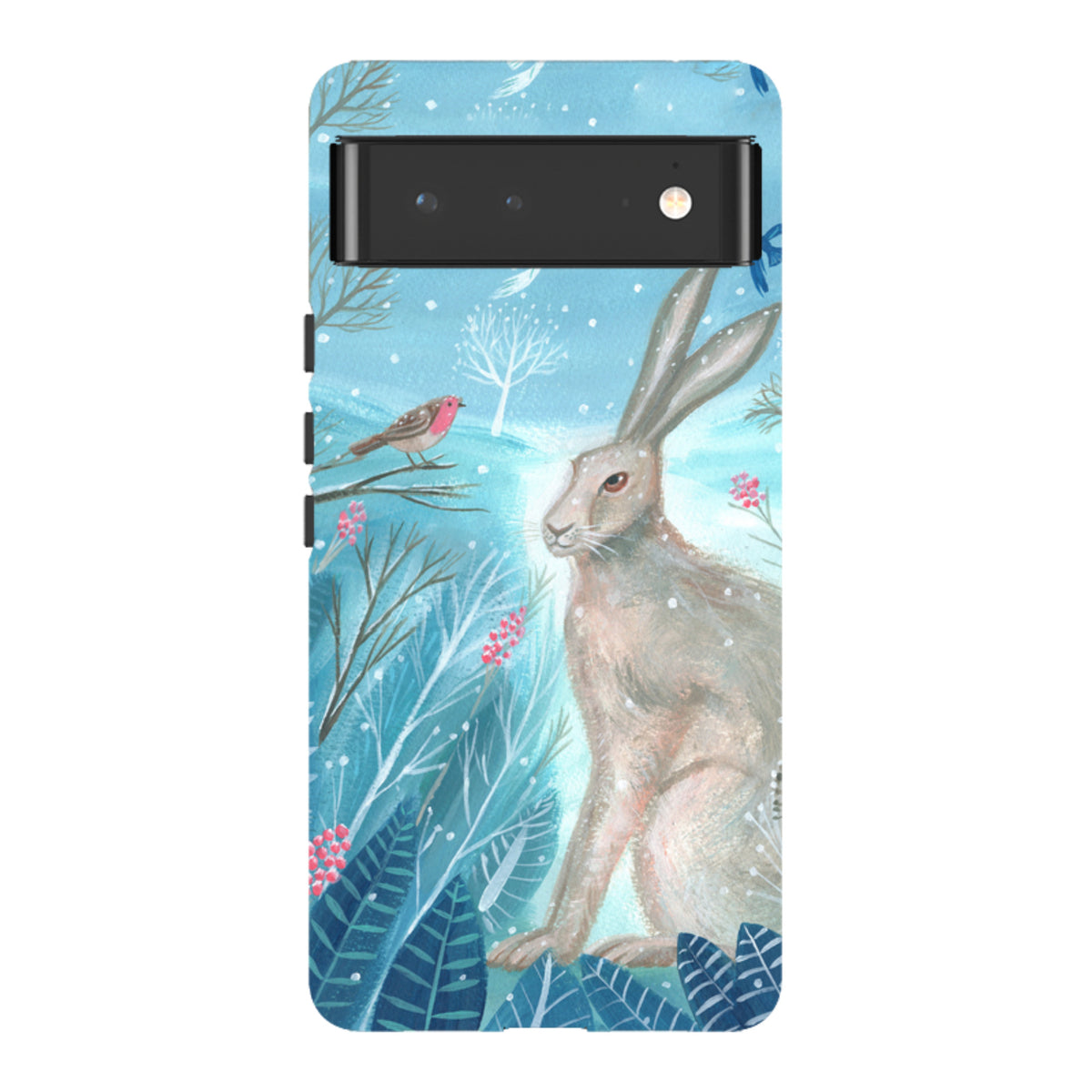 Google Tough Case - Winter Hare By Mary Stubberfield