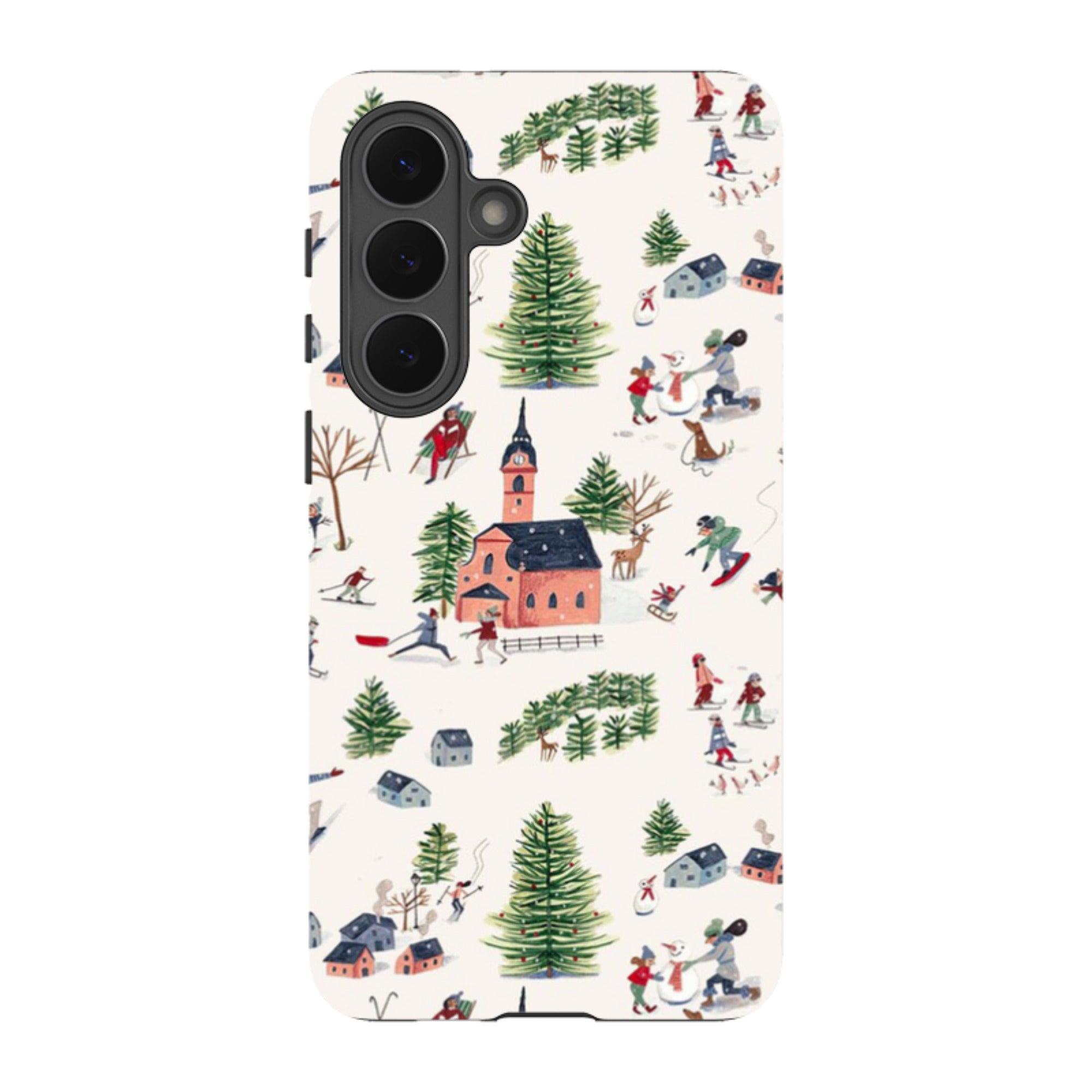 Samsung Tough Case - Skiing By Caroline Bonne Muller