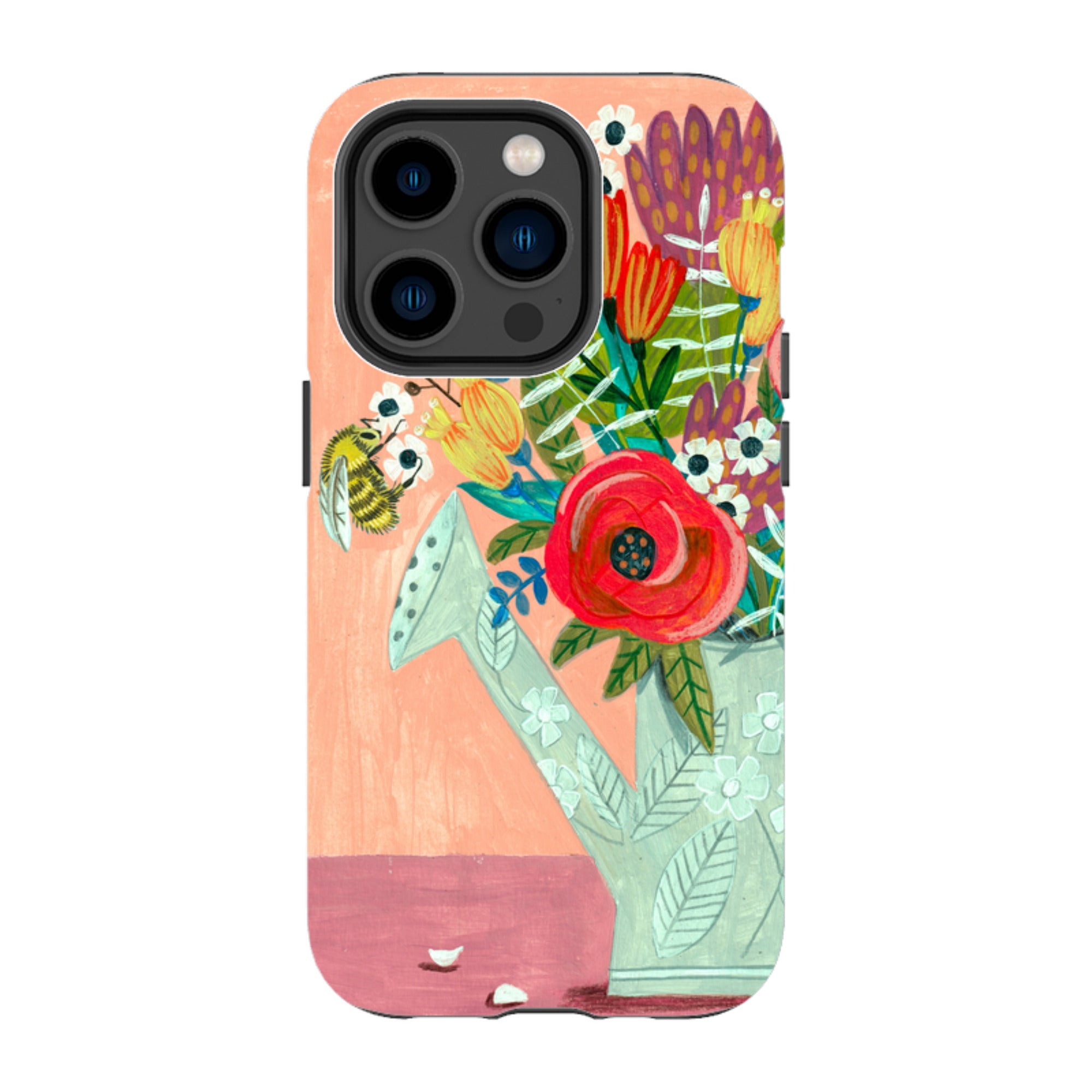 iPhone Tough Case - Watering Can By Caroline Bonne Muller