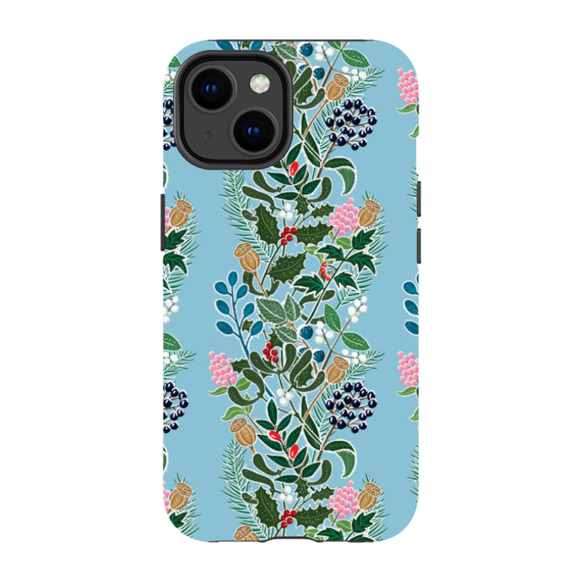 iPhone Tough Case - Winter Hedge-2 By kate Heiss
