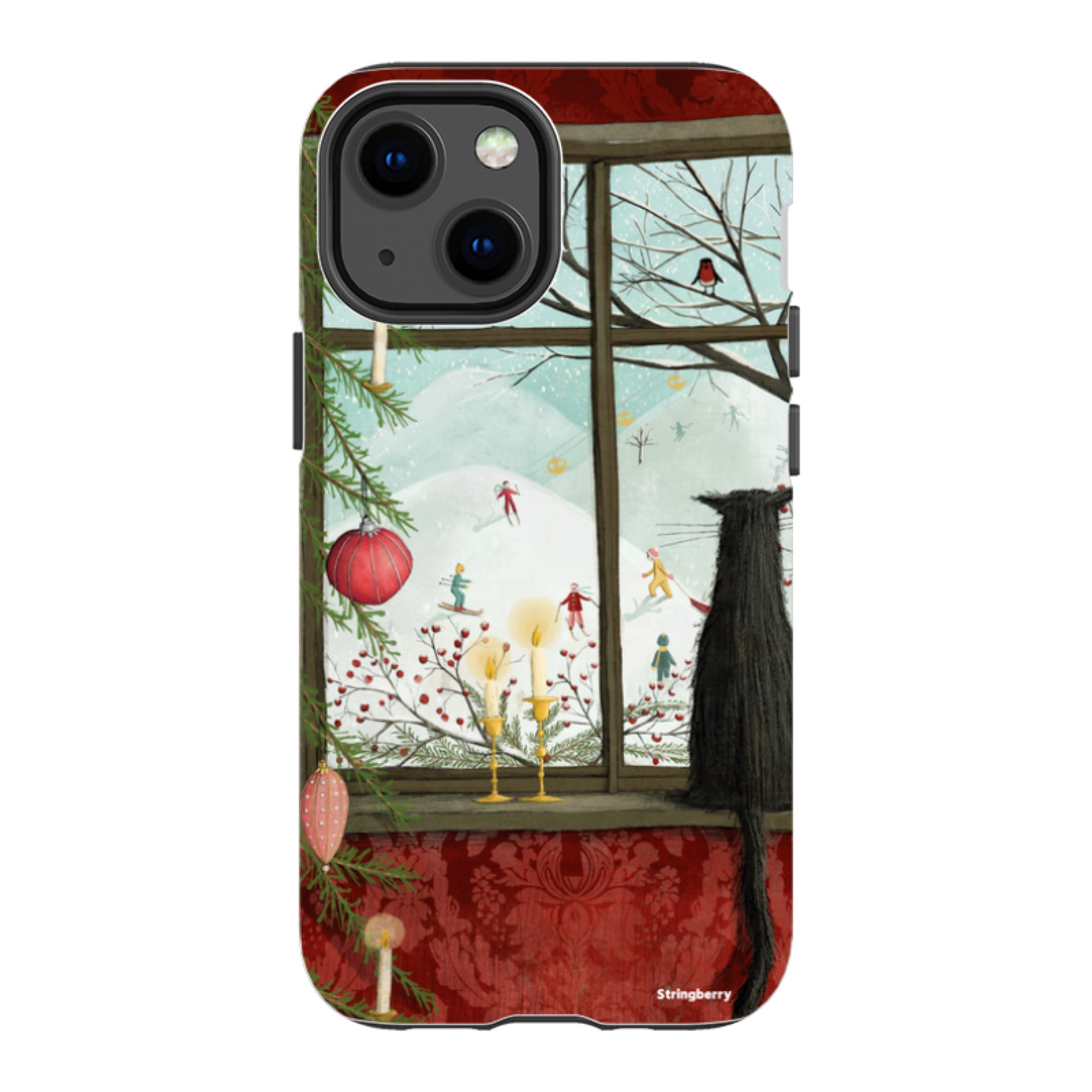 iPhone Tough Case - Christmas Window By Maja Lindberg