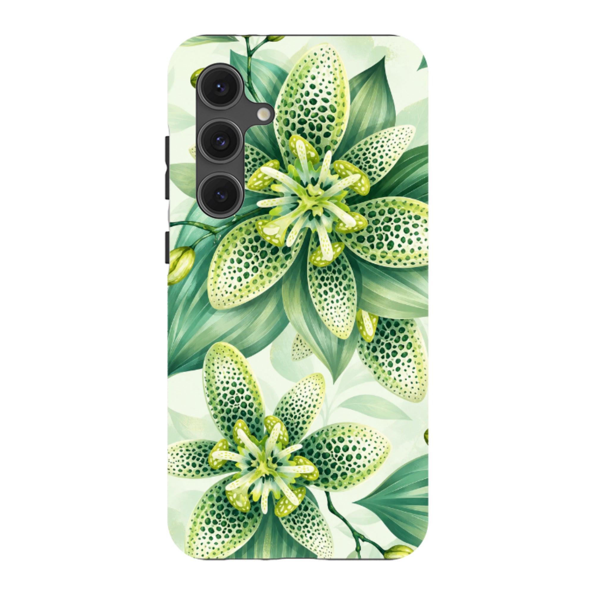 Samsung Tough Case - Sage Green Lily