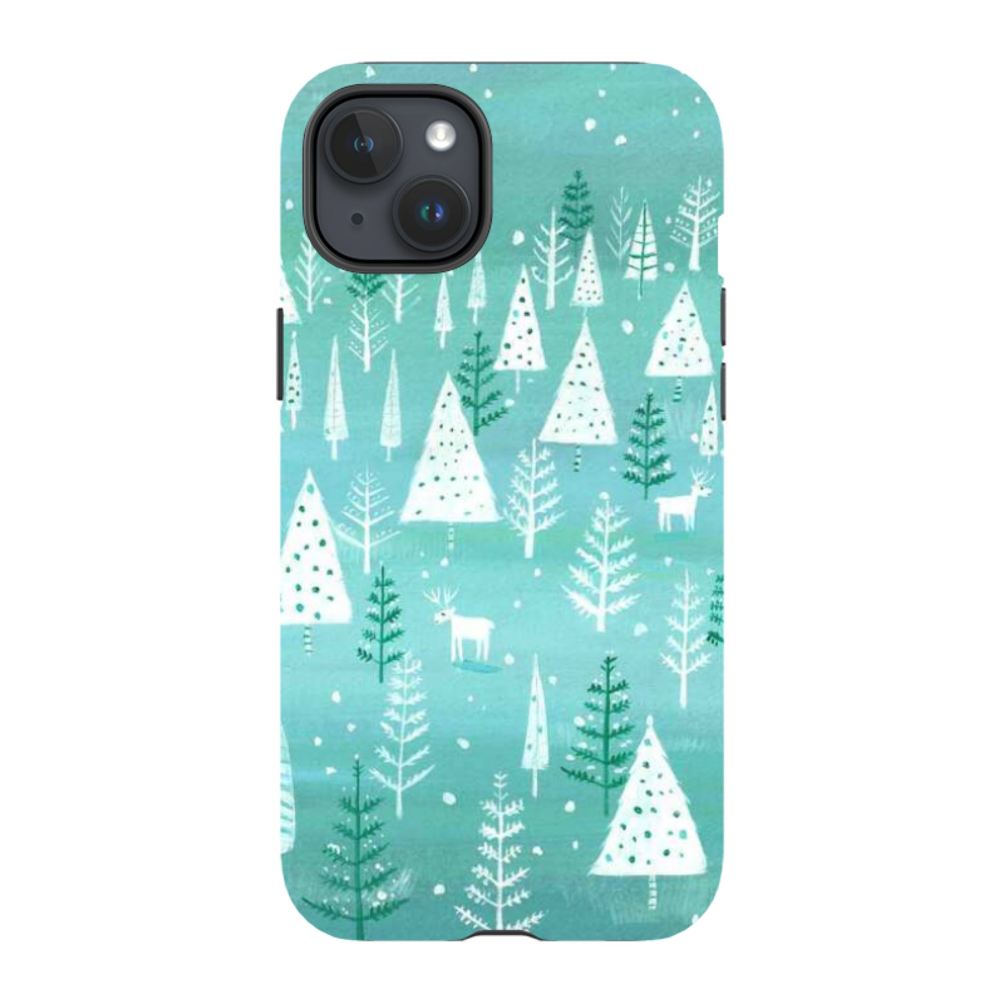 iPhone MagSafe Tough Case - Teal Tundra By Mary Stubberfield
