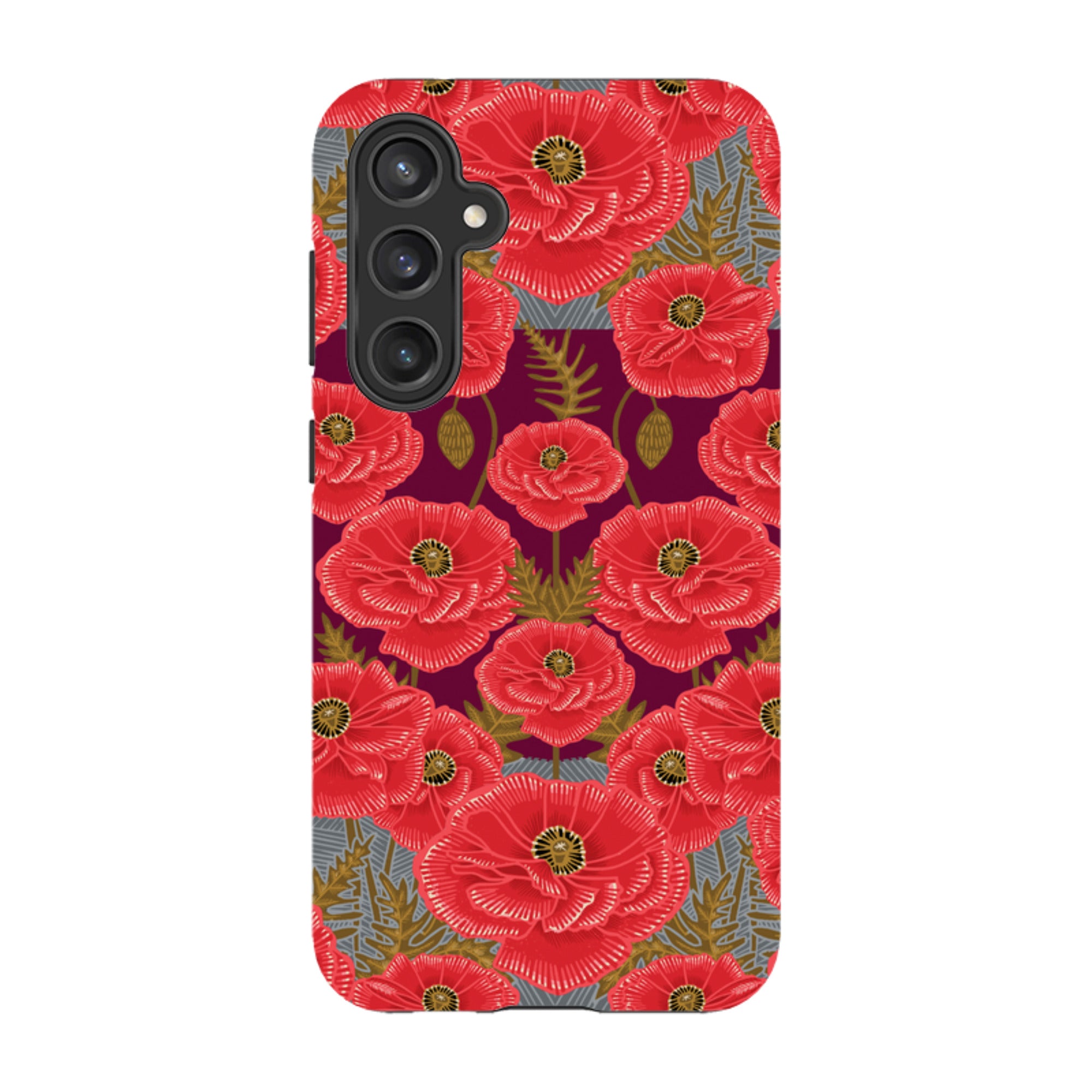 Samsung Tough Case - Poppy Red By Kate Heiss