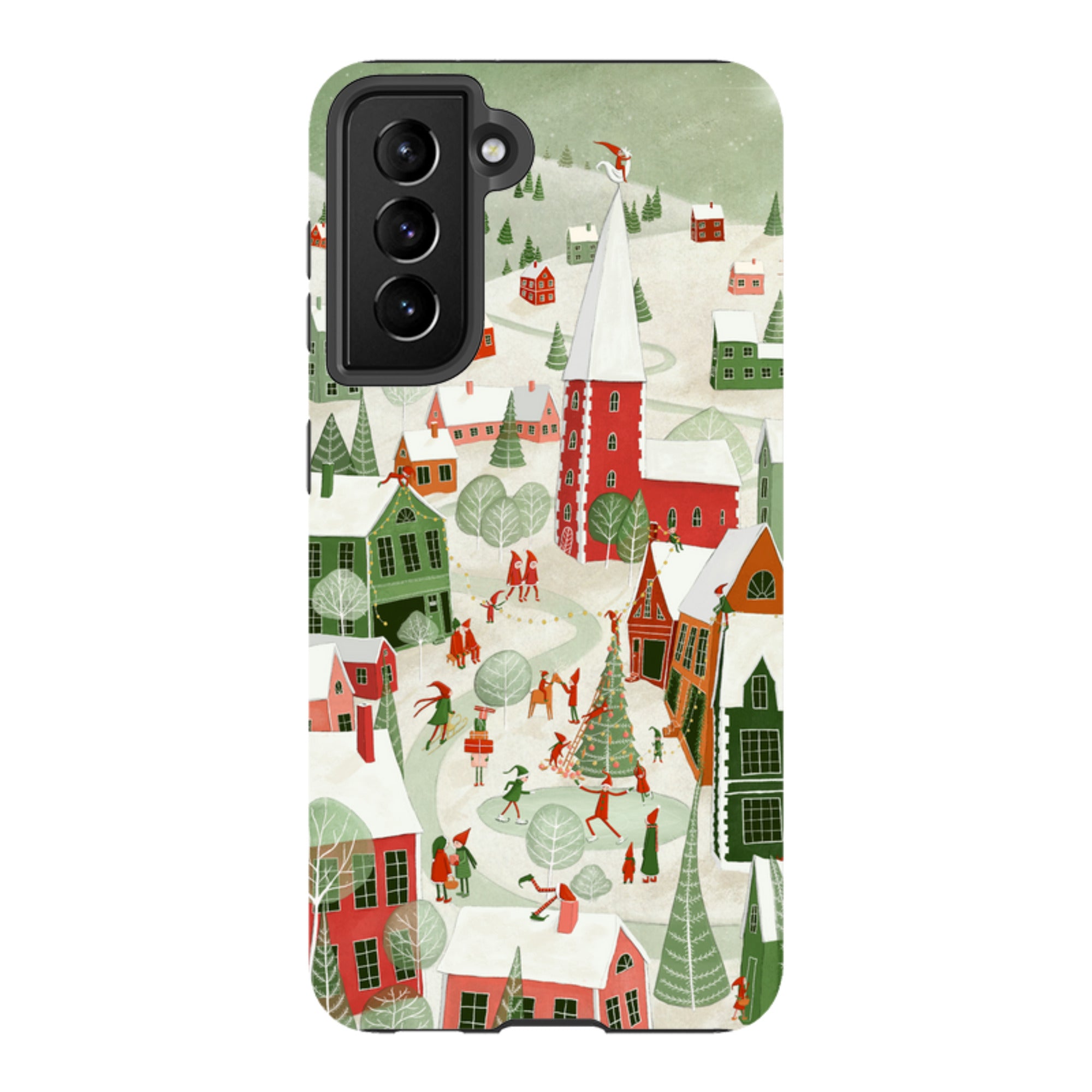 Samsung Tough Case - Christmas Town By Maja Lindberg