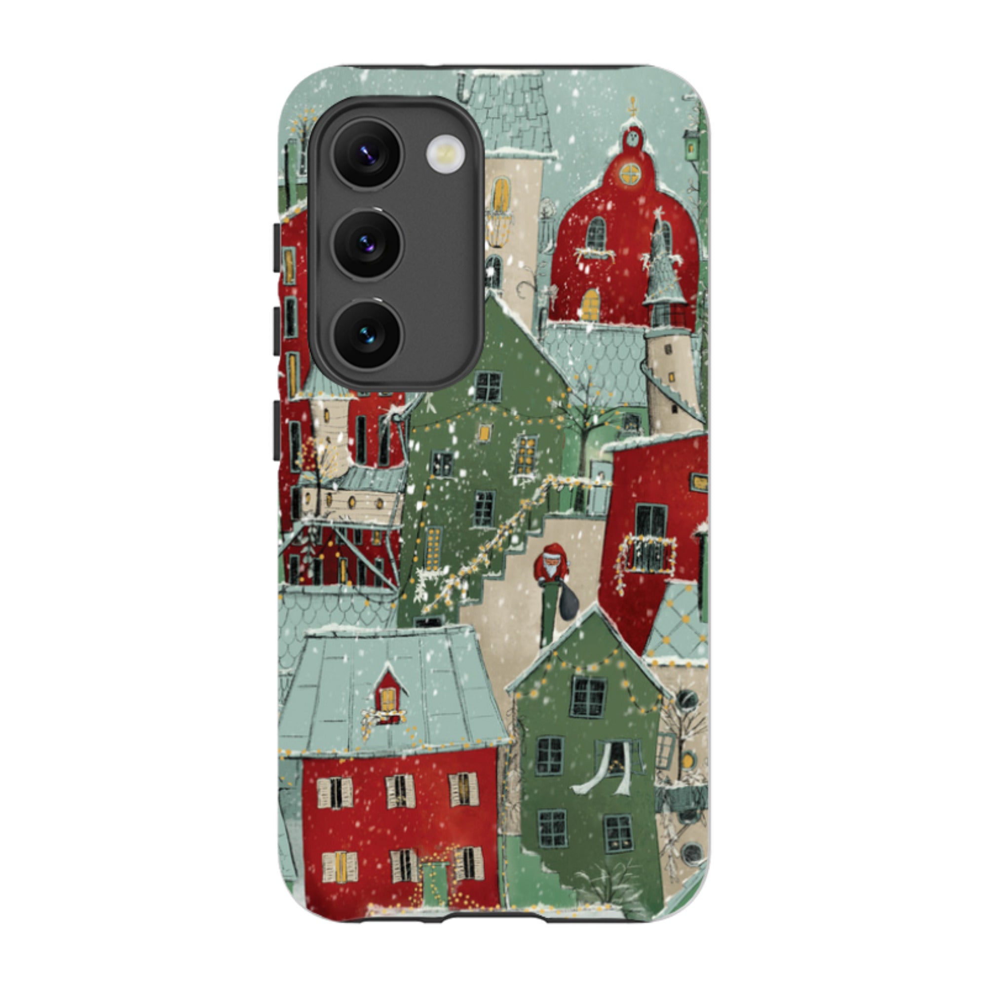 Samsung Tough Case - Citywinkles Red By Maja Lindberg