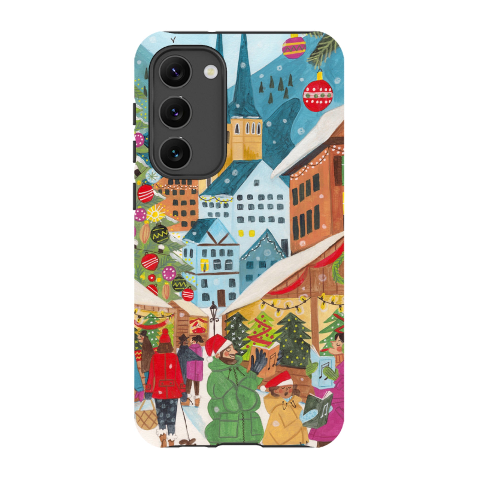 Samsung Tough Case - Christmas Market By Caroline Bonne Muller