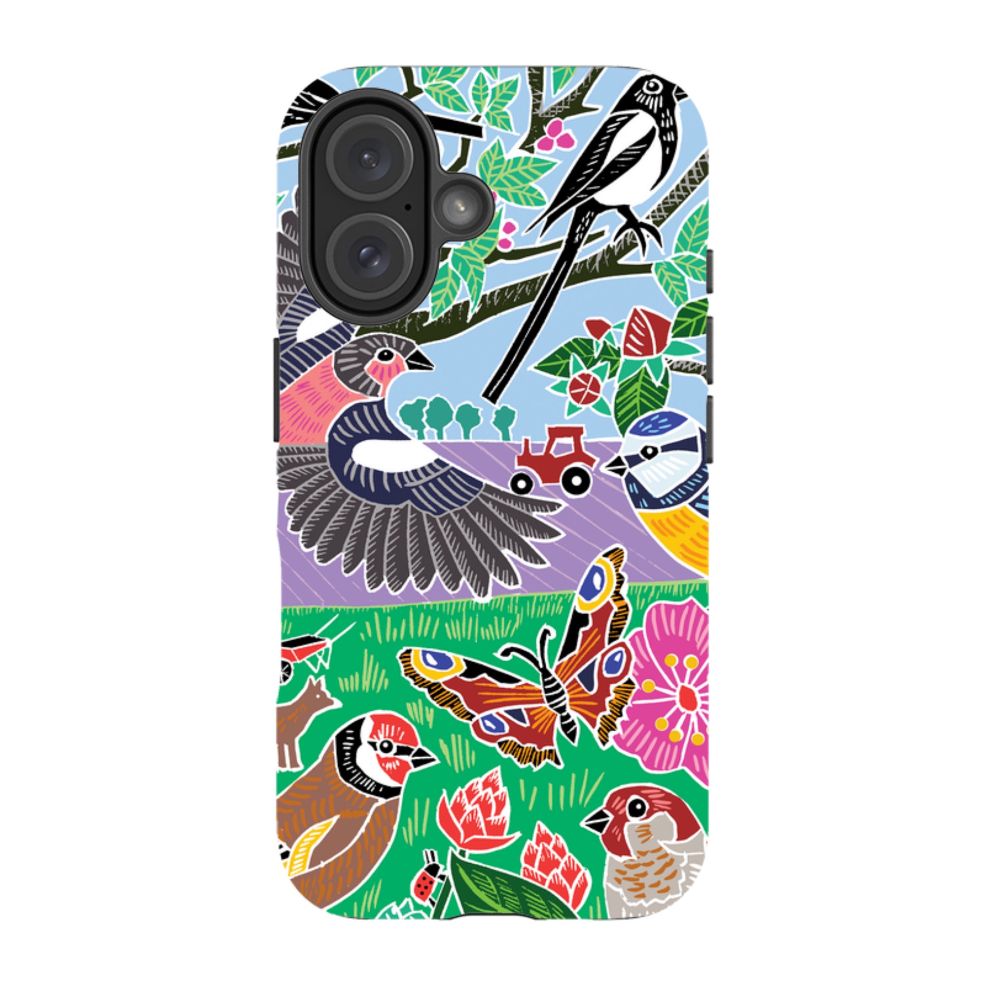 iPhone Tough Case - Garden Bird Jigsaw B By Kate Heiss