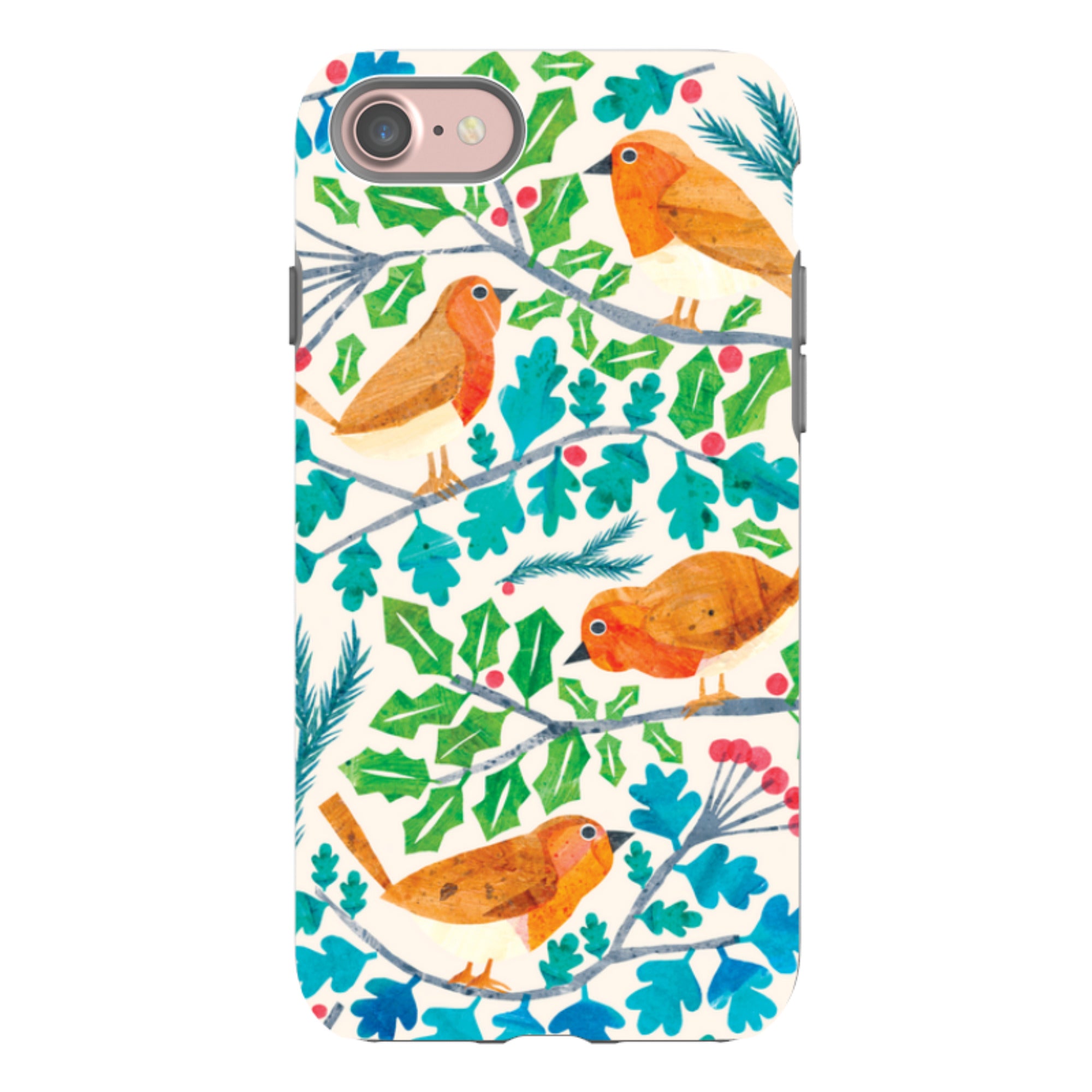iPhone Tough Case - Robins By Tracey English