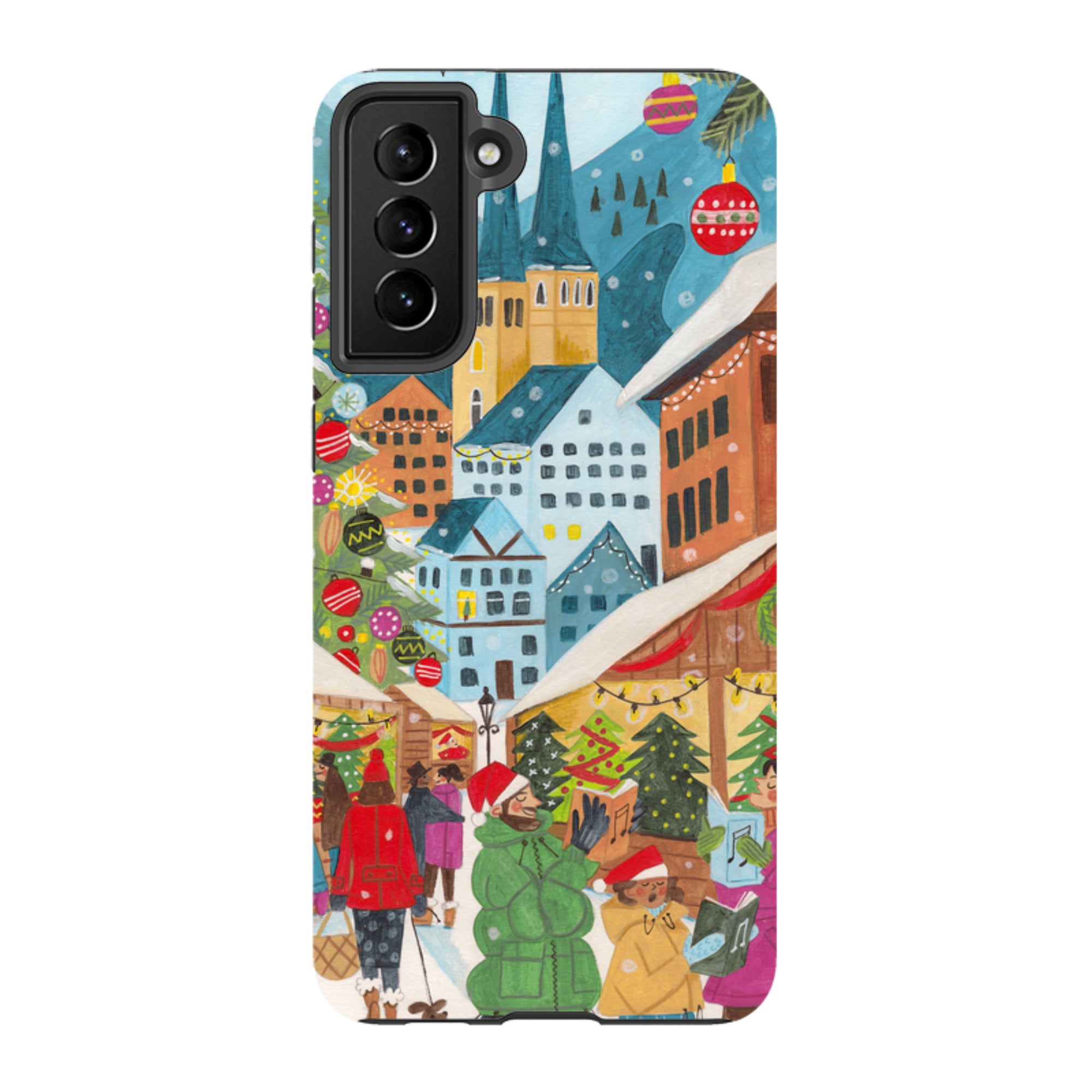 Samsung Tough Case - Christmas Market By Caroline Bonne Muller