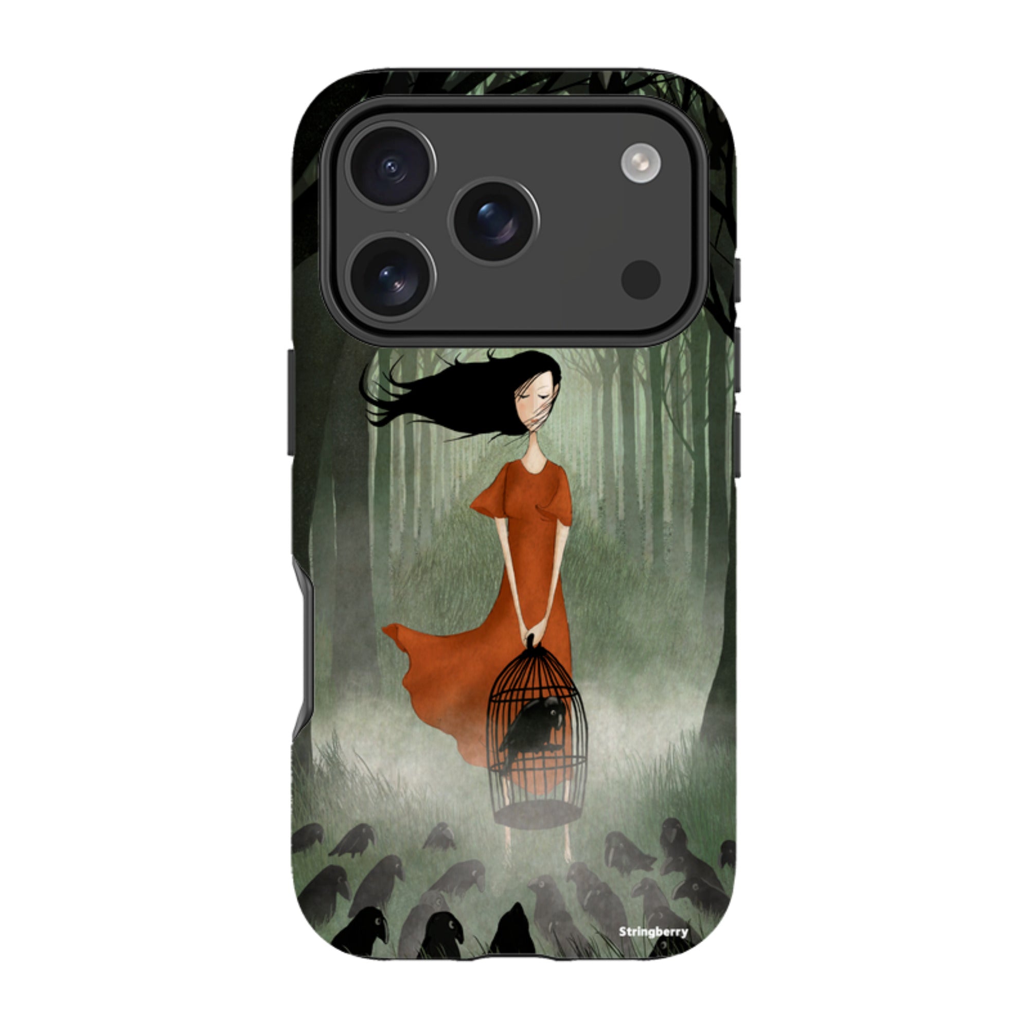iPhone MagSafe Tough Case - The Raven Girl By Maja Lindberg