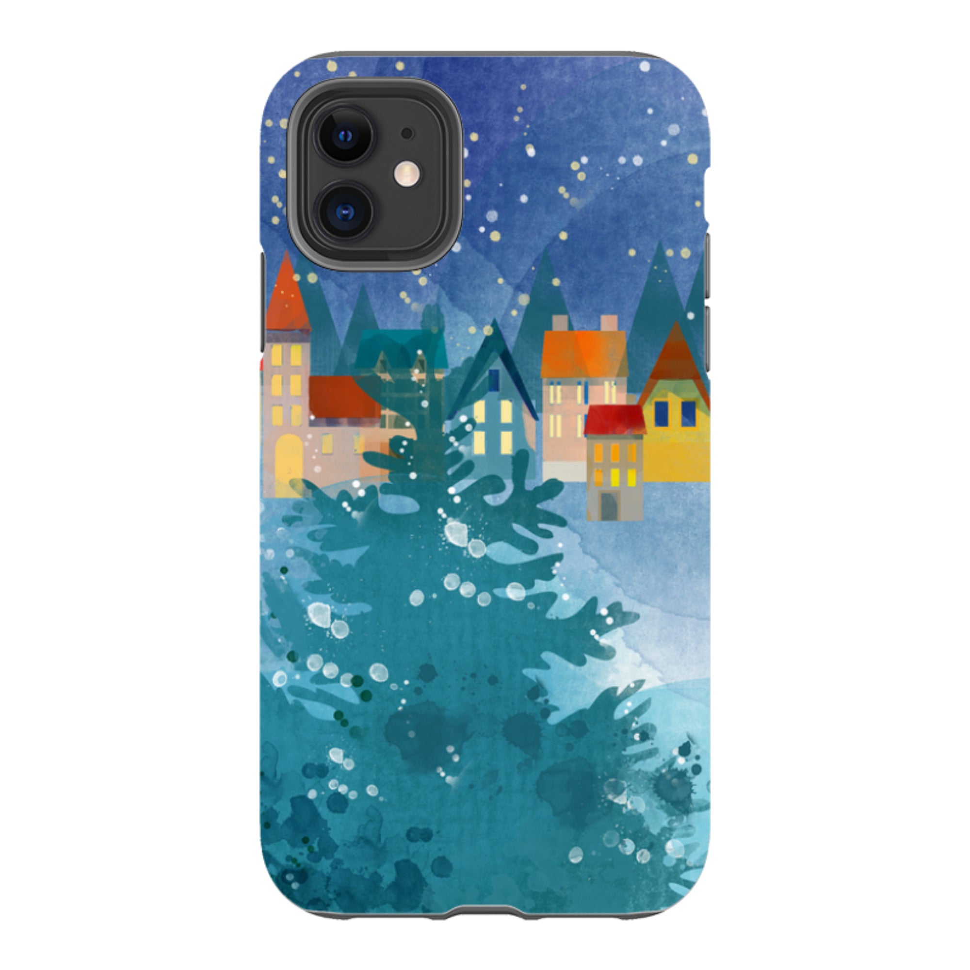 iPhone Tough Case - Winter Town