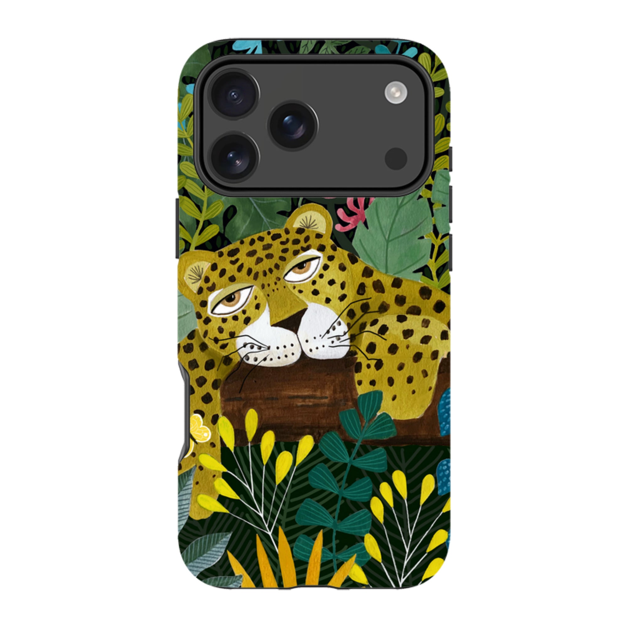 iPhone MagSafe Tough Case - Sleepy Leopard By Bex Parkin