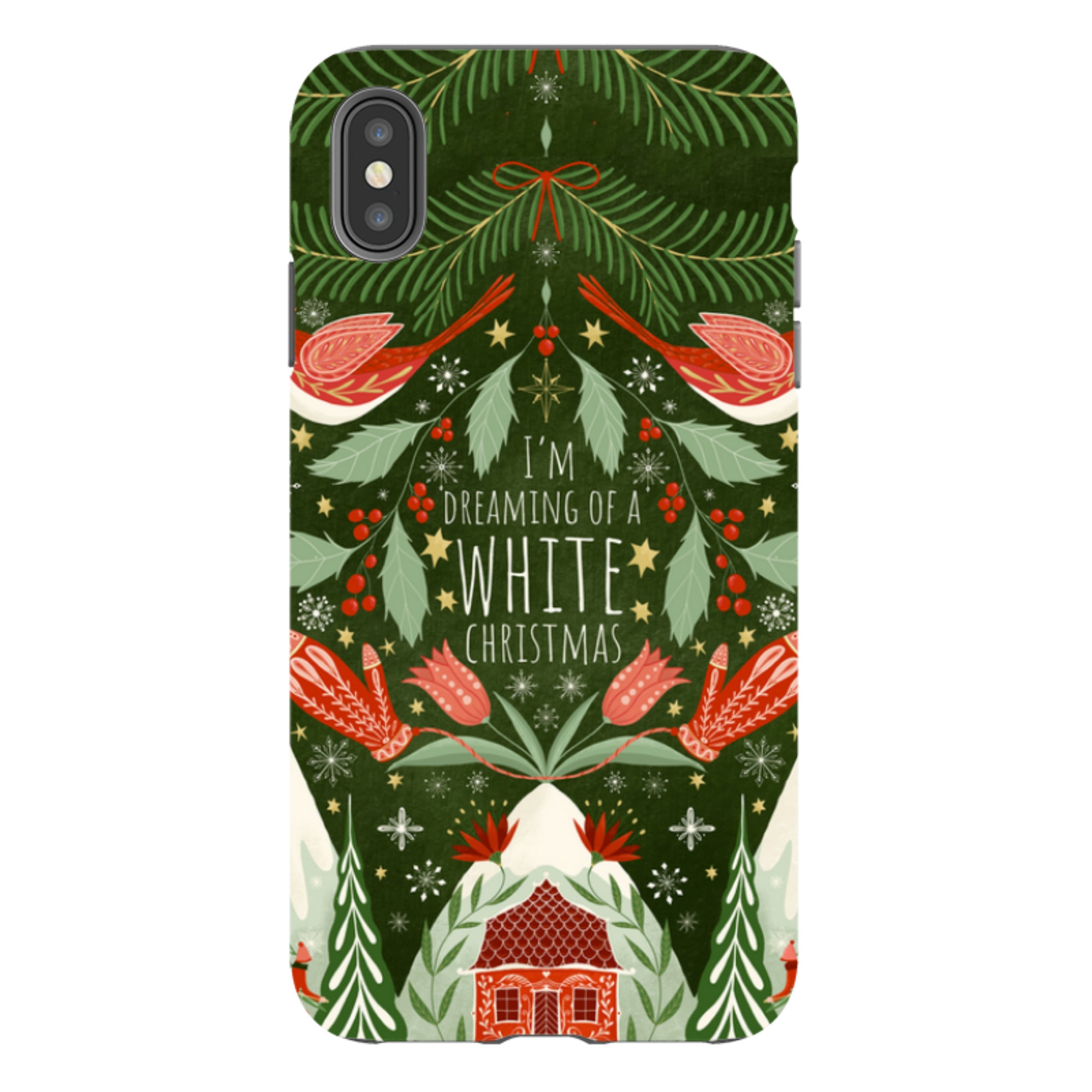 iPhone Tough Case - I'm Dreaming Of a White Christmas By Maja Lindberg
