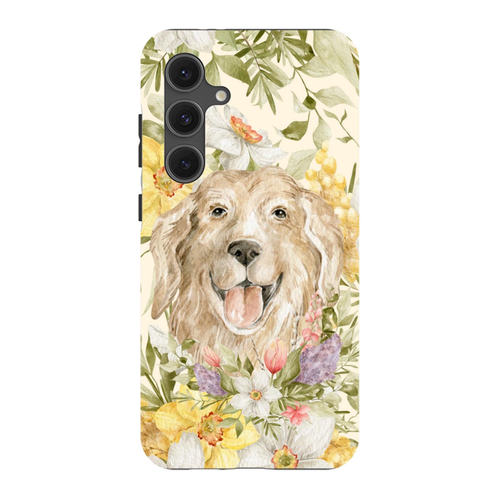 Samsung Tough Case - Floral Dog