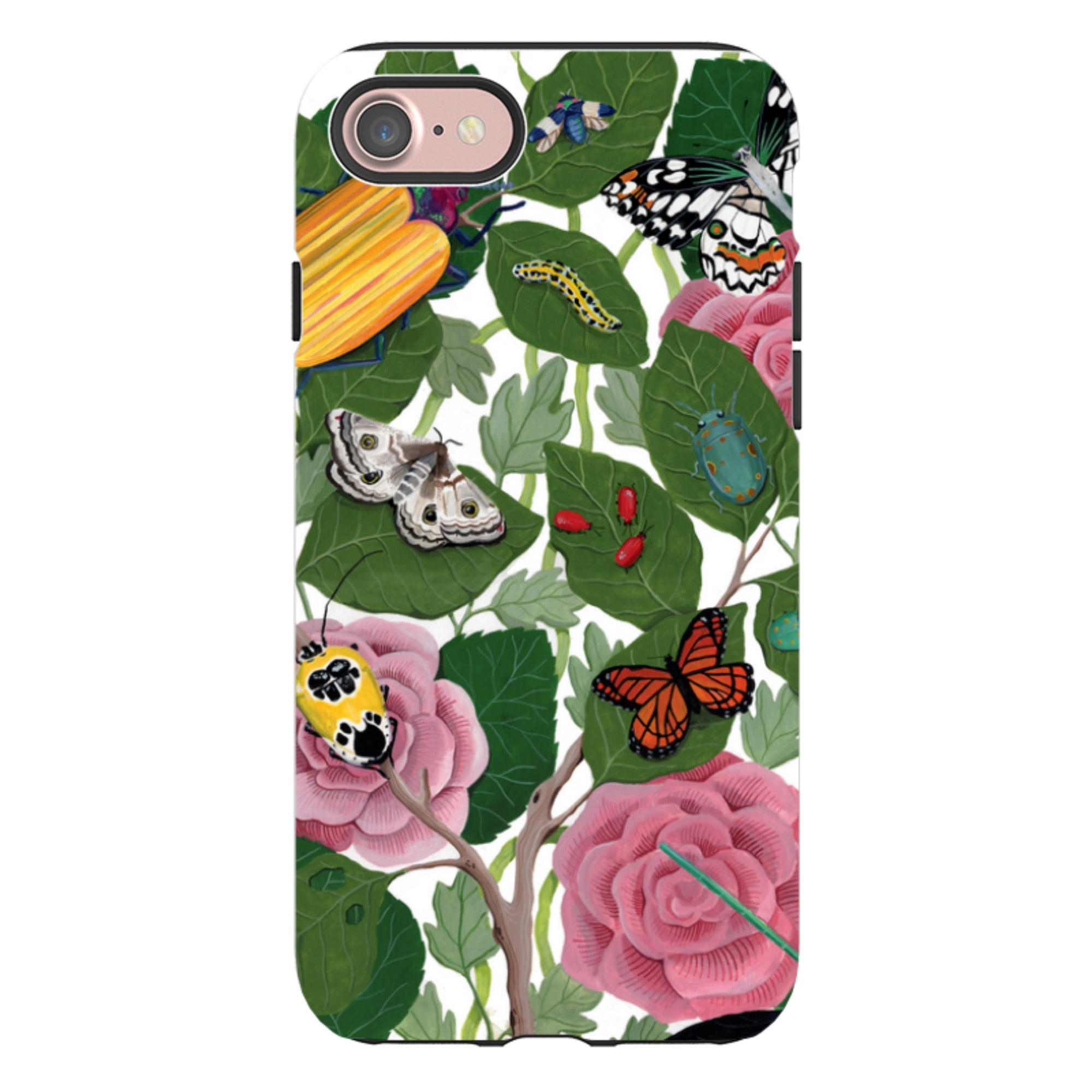 iPhone Tough Case - Butterflies And Beatles By Bex Parkin