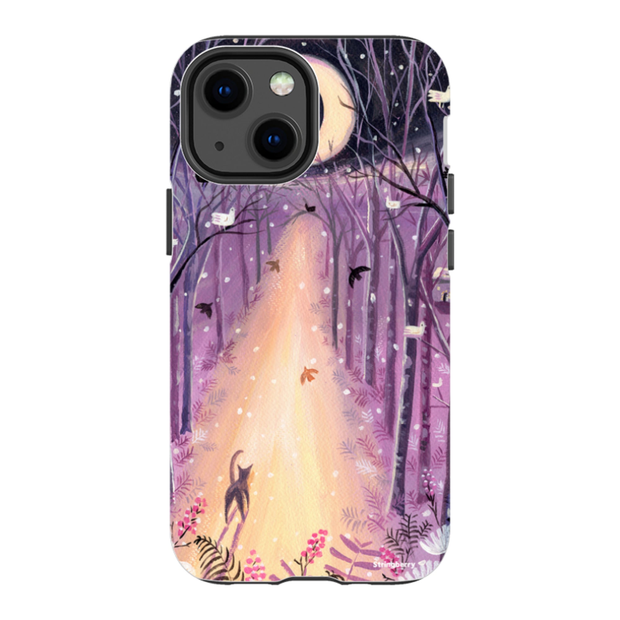 iPhone Tough Case - Forest Cat By Mary Stubberfield