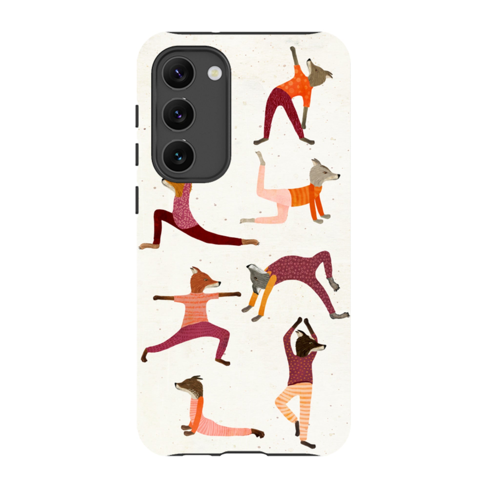 Samsung Tough Case - Fox Yoga By Katherine Quinn