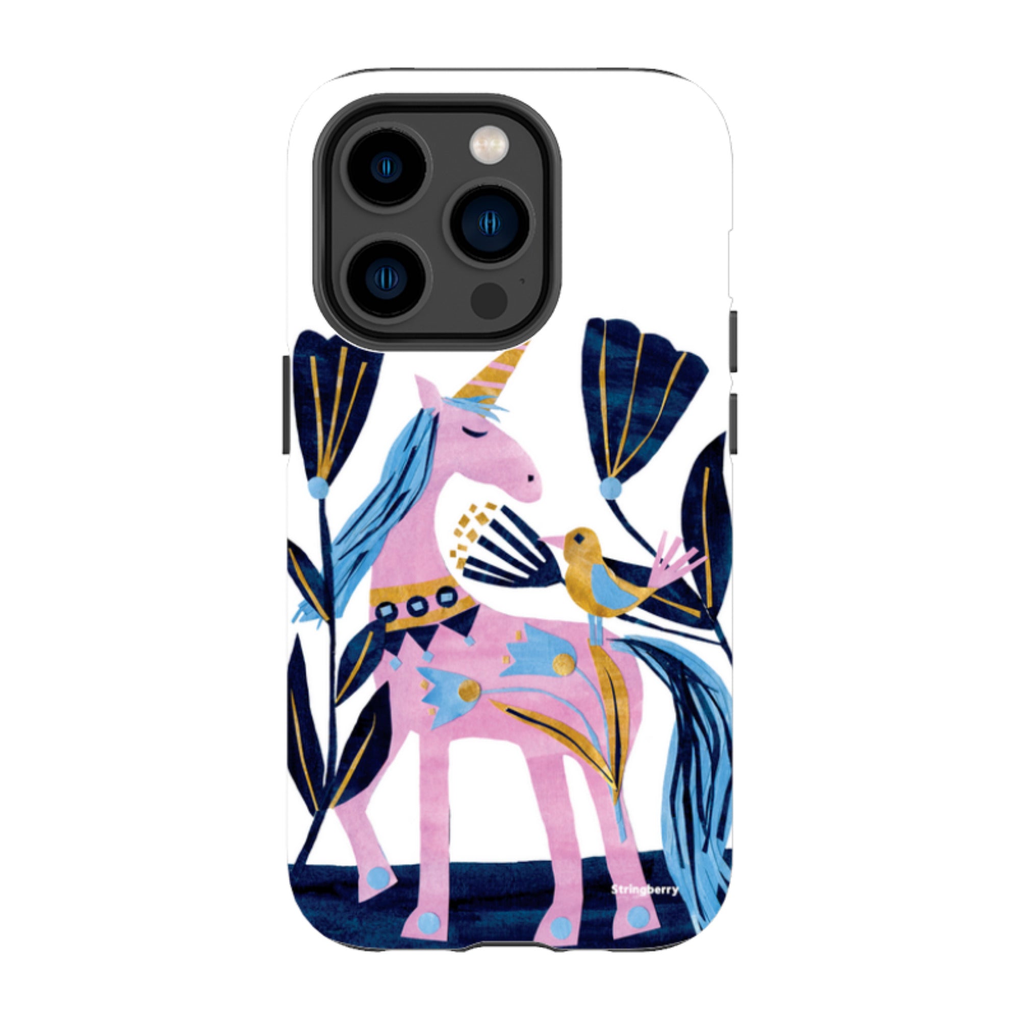 iPhone MagSafe Tough Case - Lilac Unicorn By Tracey English