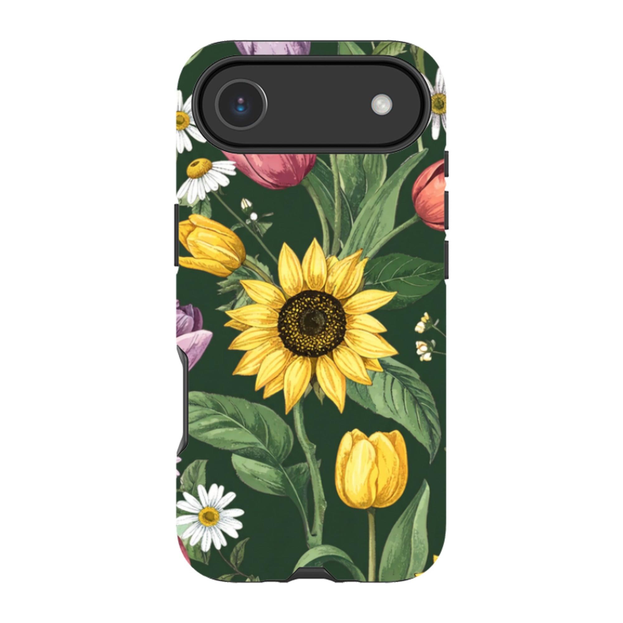 iPhone Case - Green Sunflowers