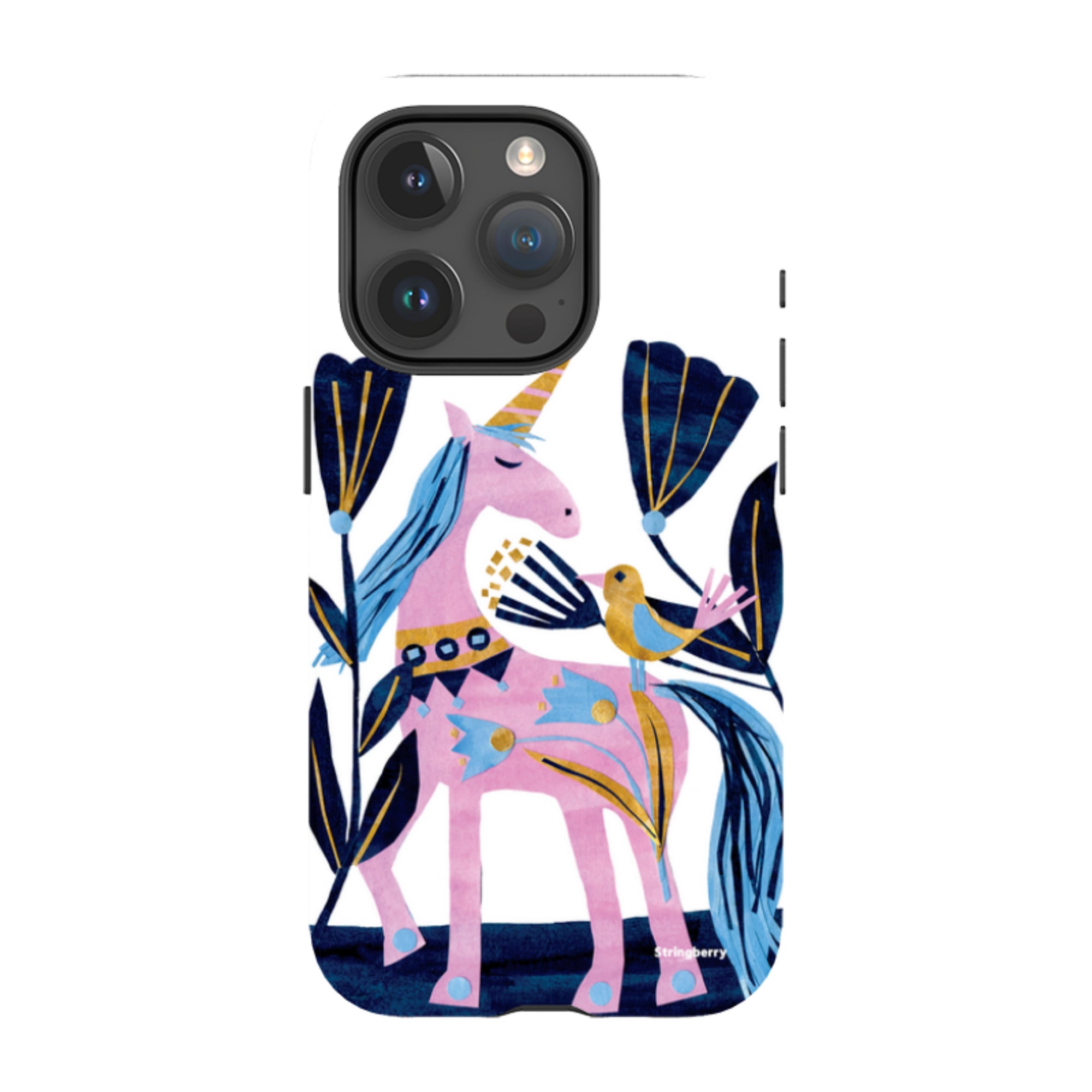 iPhone MagSafe Tough Case - Lilac Unicorn By Tracey English
