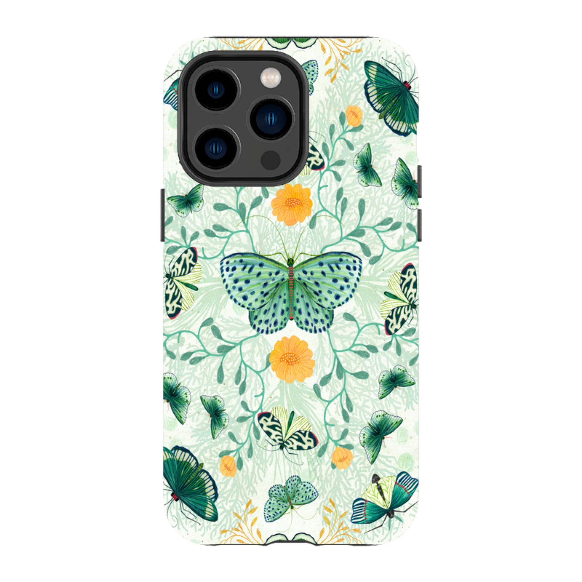 iPhone MagSafe Tough Case - Medium Moths 1 By Katherine Quinn