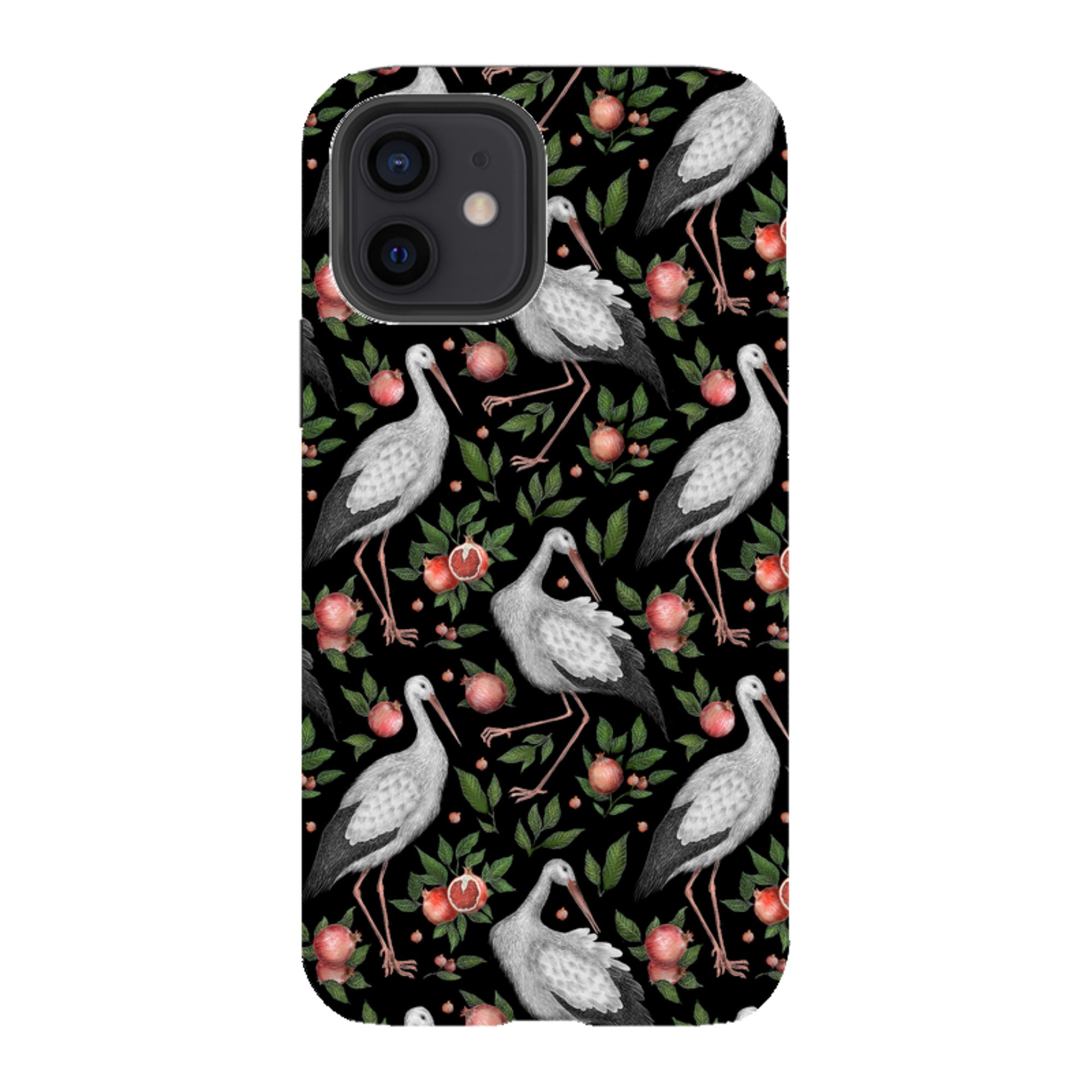 iPhone Tough Case - Stork Pattern By Catherine Rowe