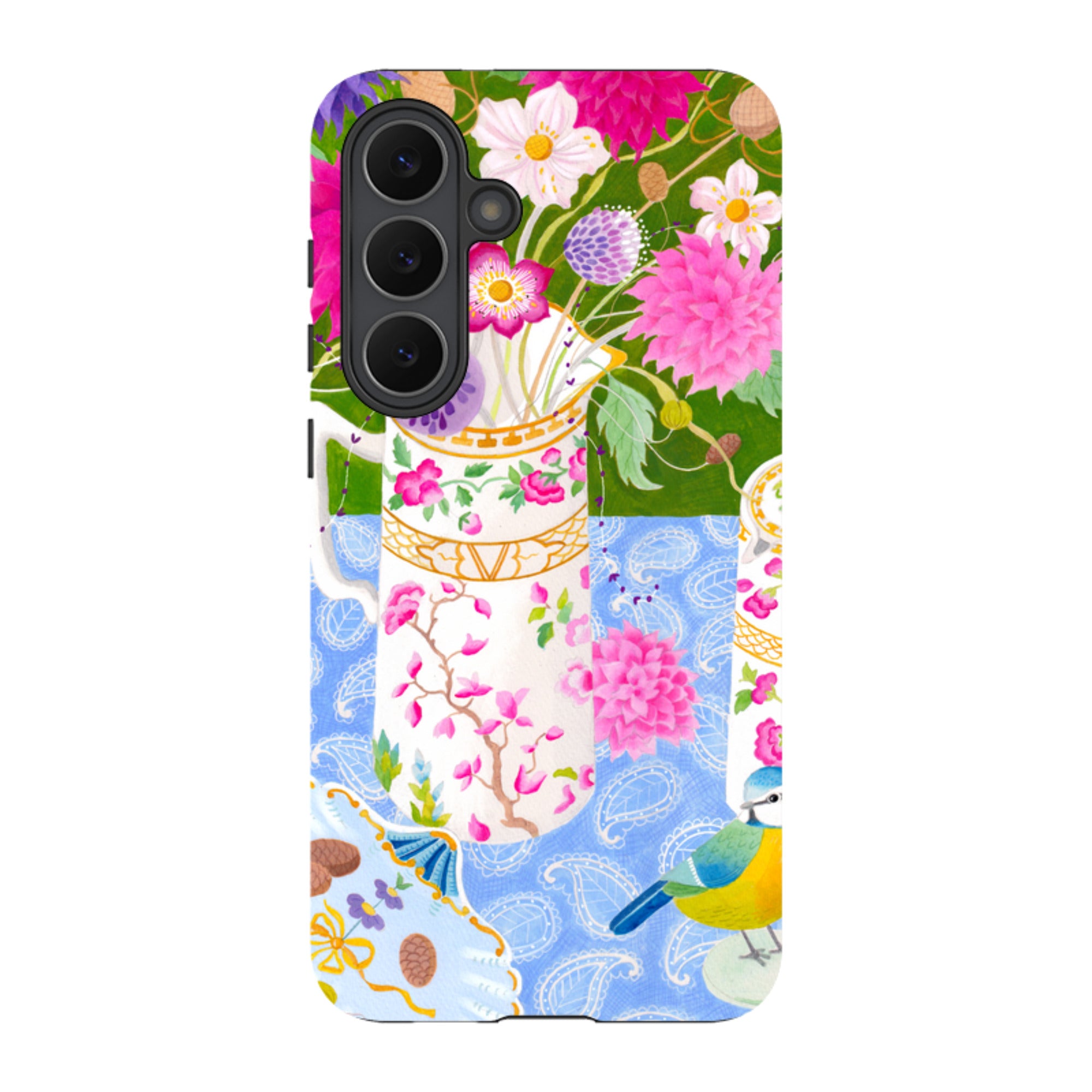 Samsung Tough Case - Dahlias By Bex Parkin