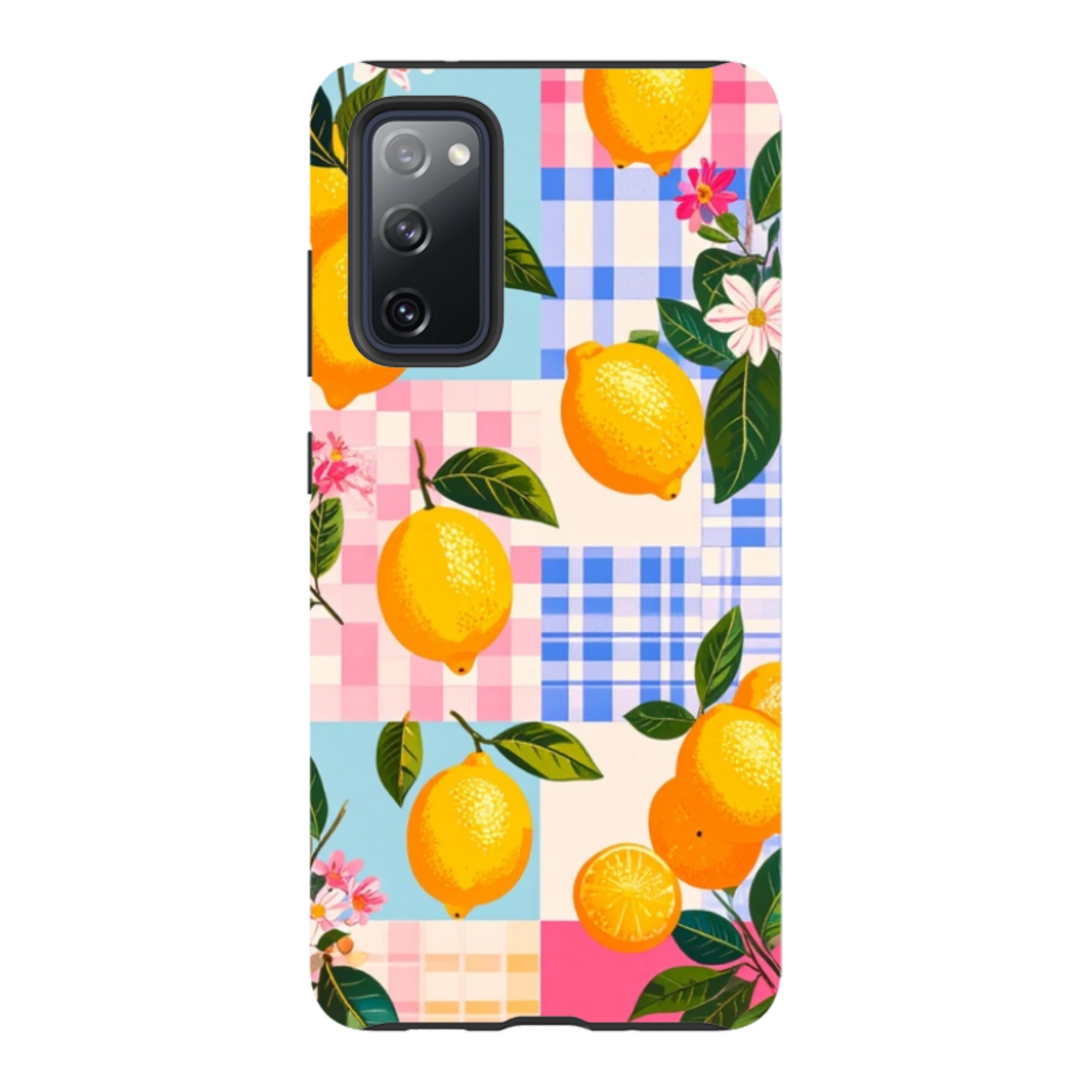 Samsung Tough Case - Lemons and Checks