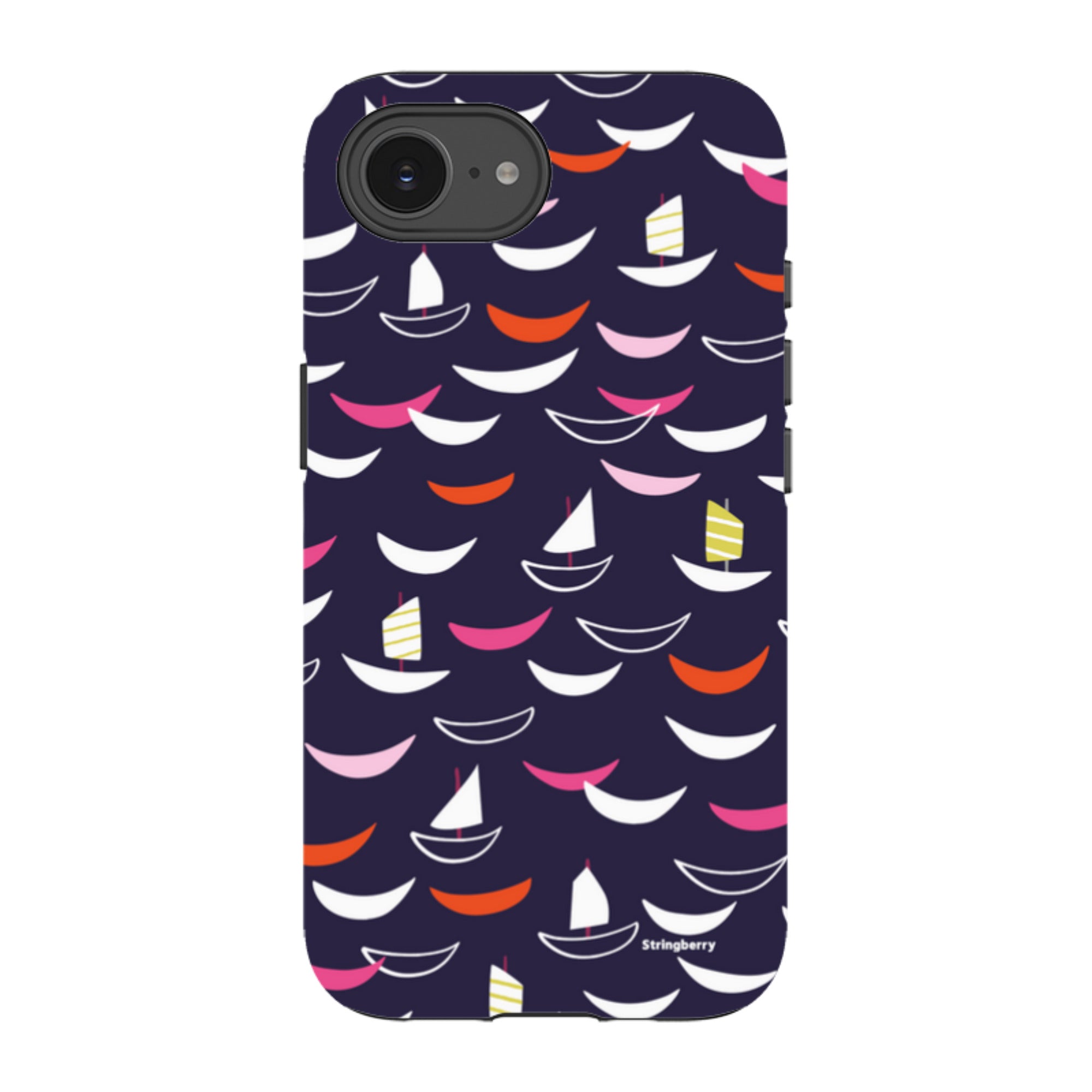 iPhone Tough Case - Little Boats By Ali Brookes