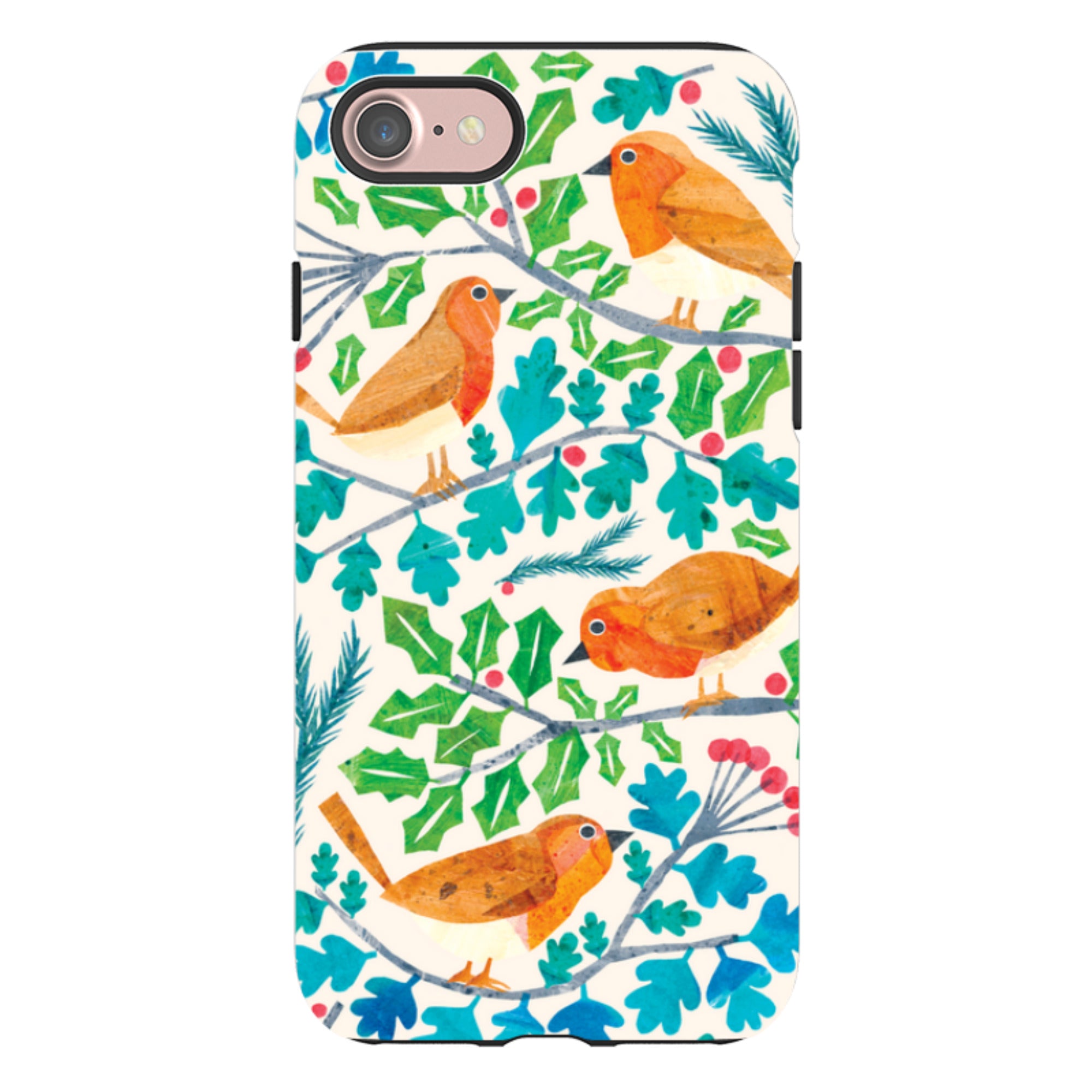 iPhone Tough Case - Robins By Tracey English