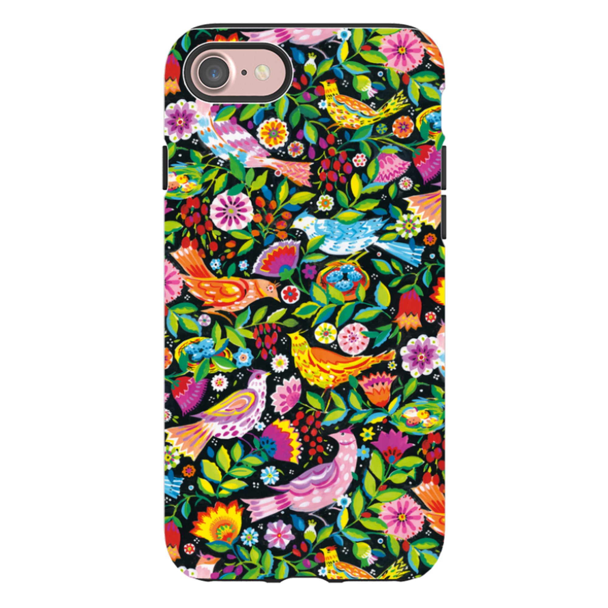 iPhone Tough Case - Folk Birds By Sarah Campbell